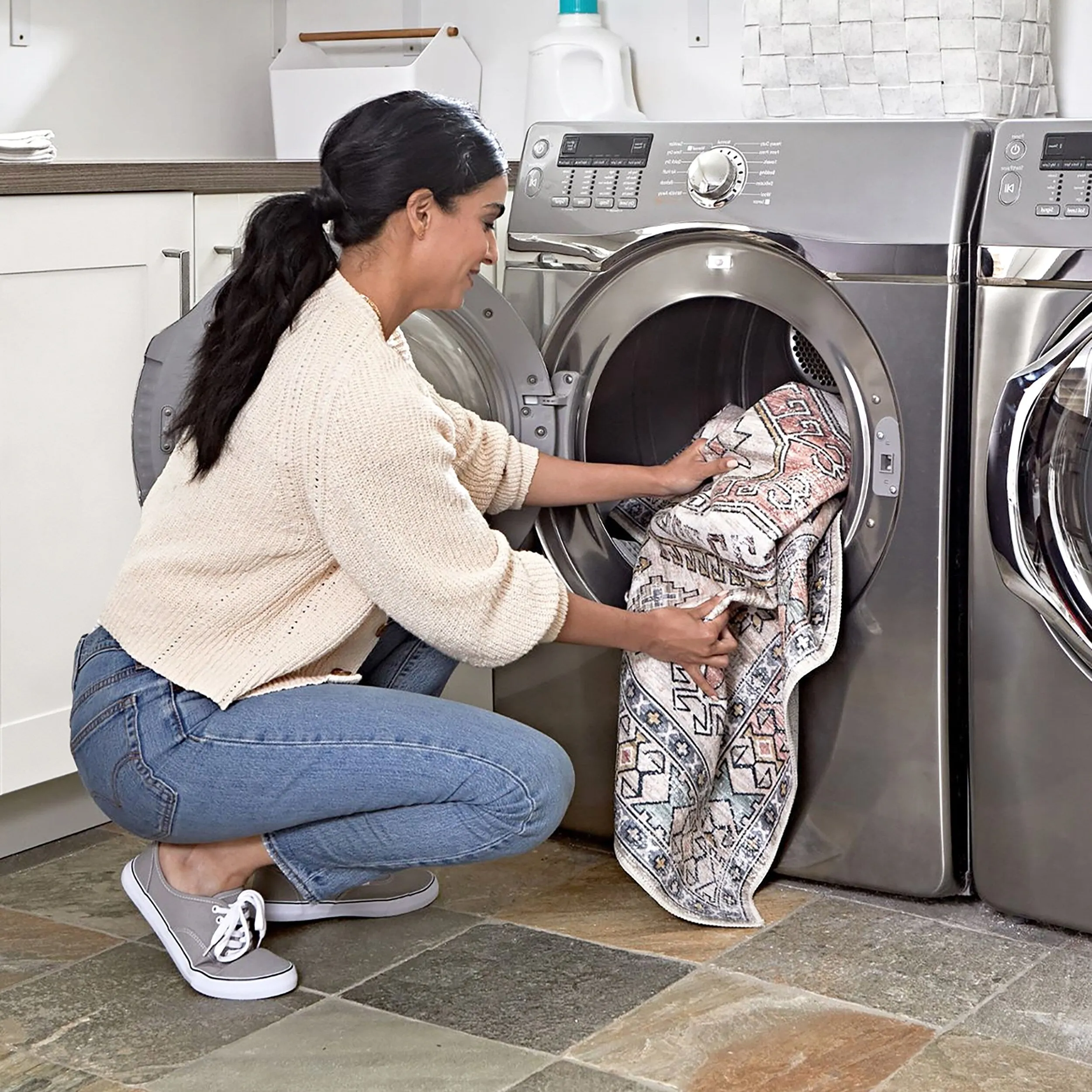 Nuloom Patricia SpinClean Machine Washable Octopus Area Rug