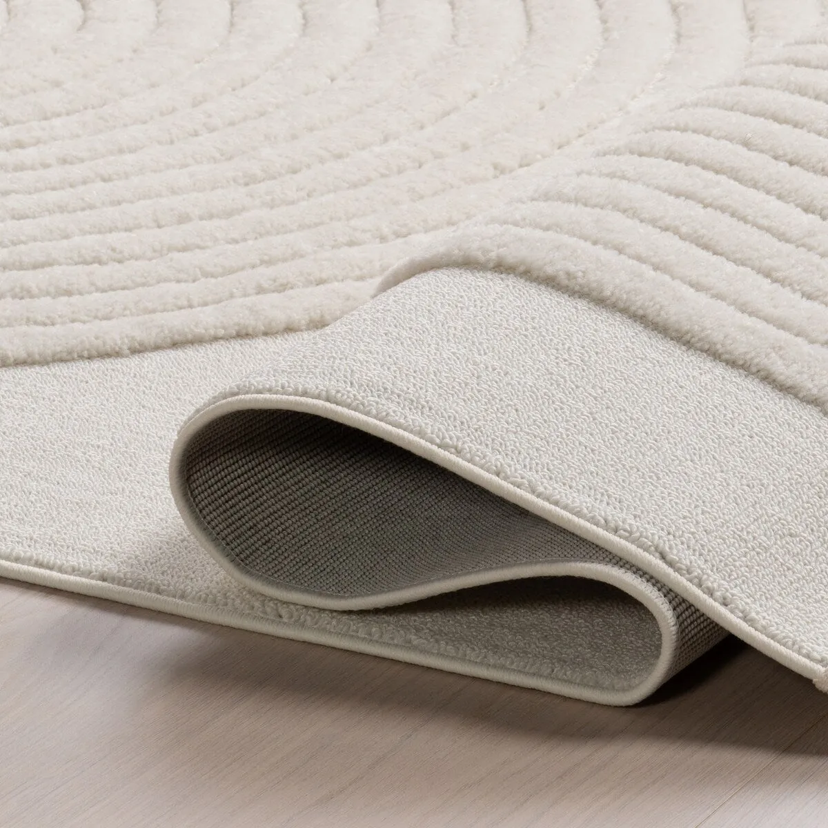 Nuloom Priti High-Low Modern Geometric Tasseled Area Rug