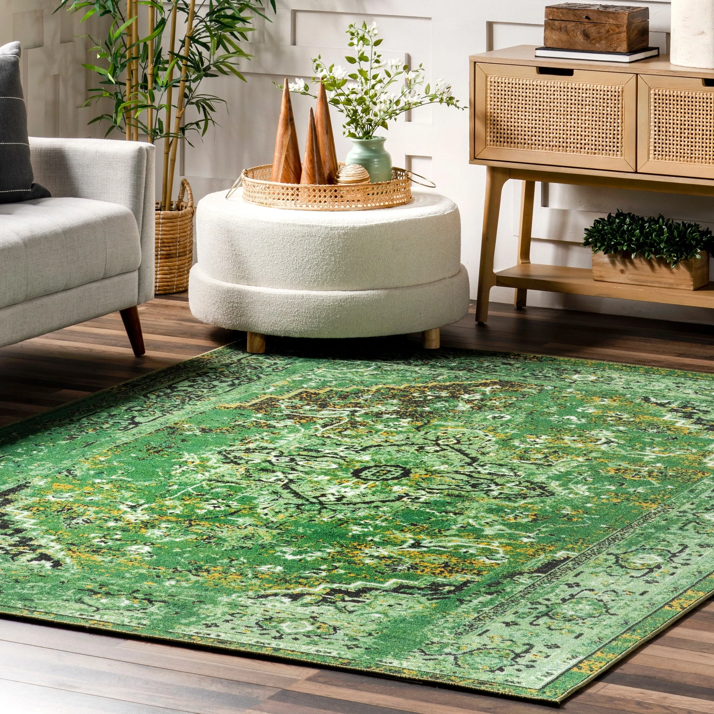 Nuloom Reiko Printed Bold Persian Area Rug
