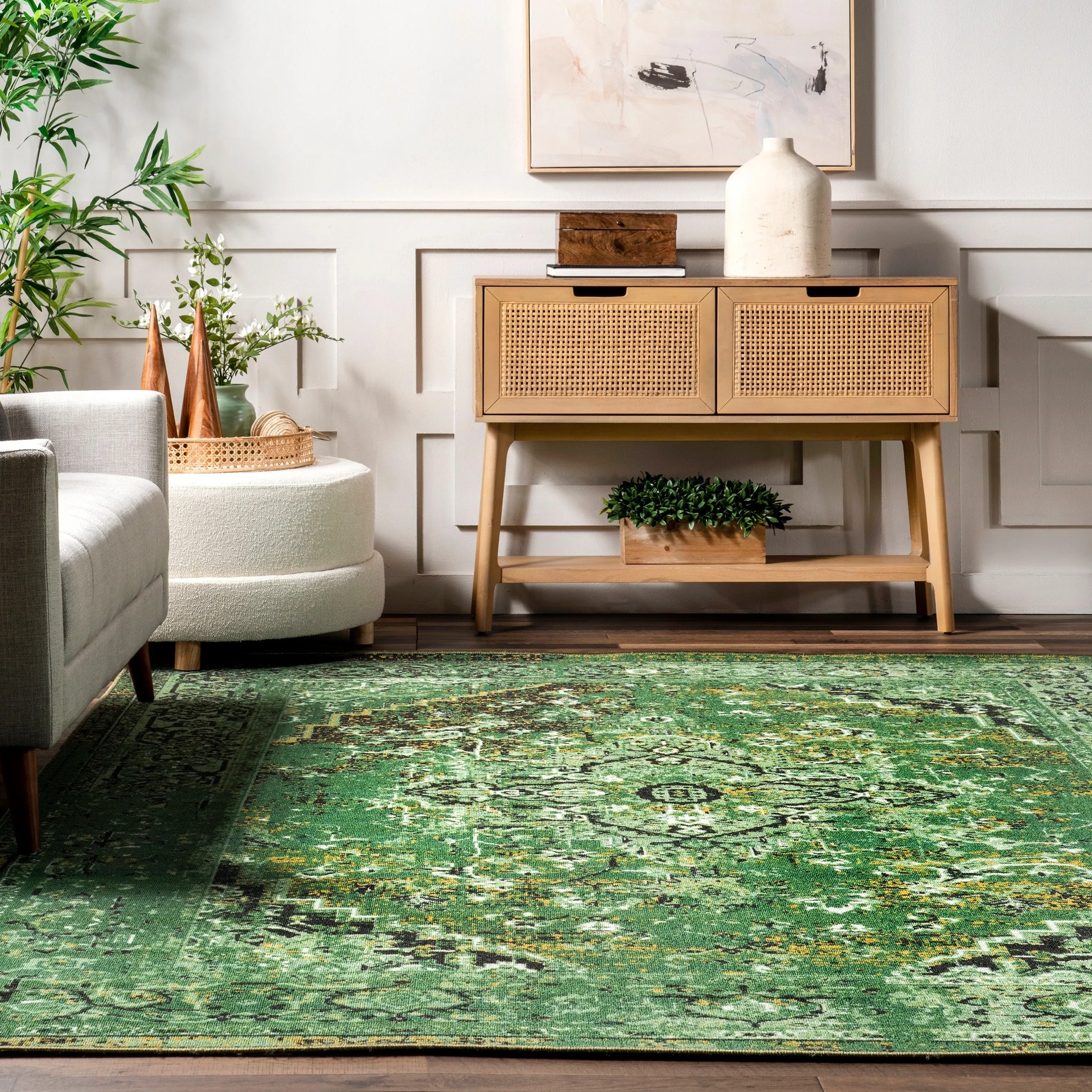 Nuloom Reiko Printed Bold Persian Area Rug