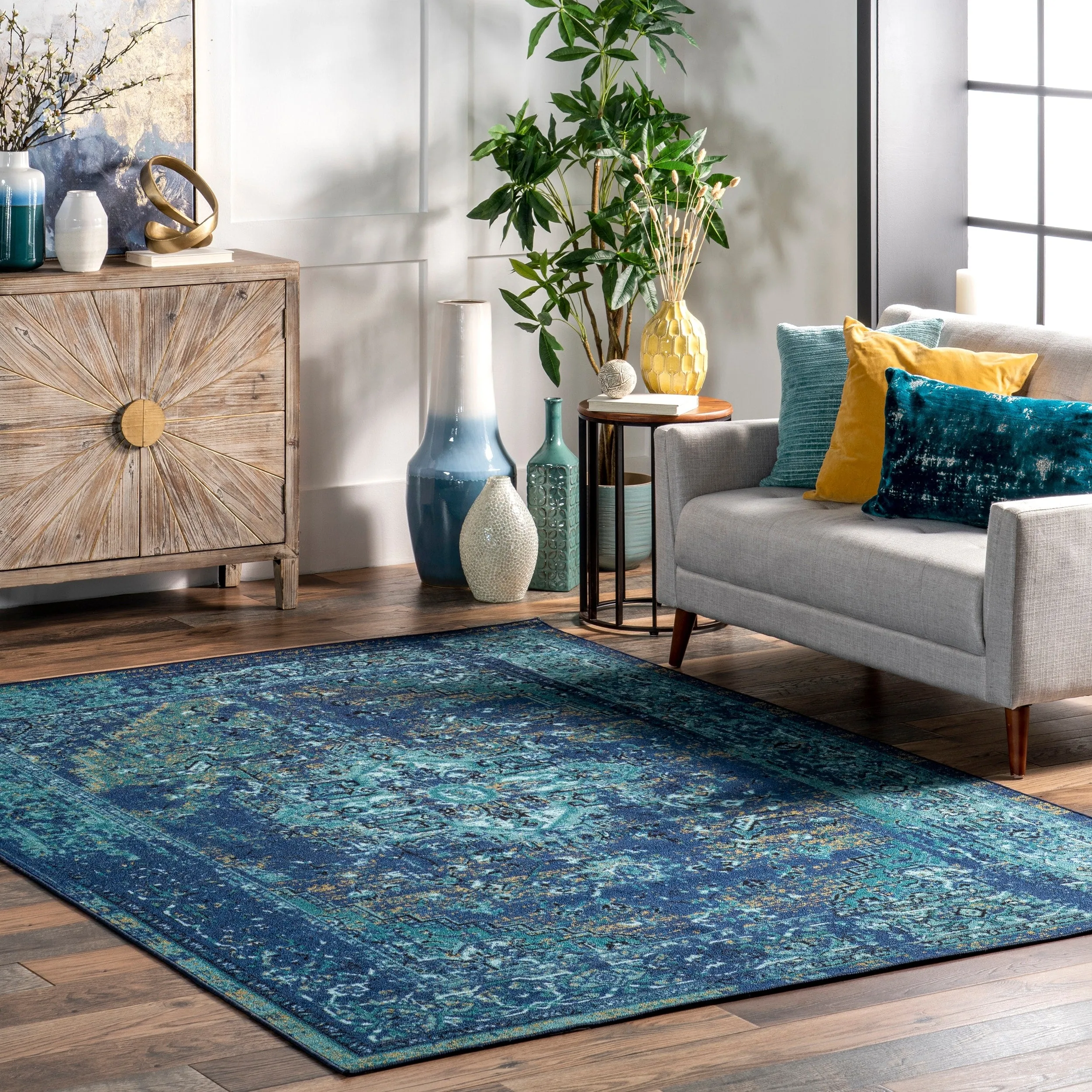 Nuloom Reiko Printed Bold Persian Area Rug