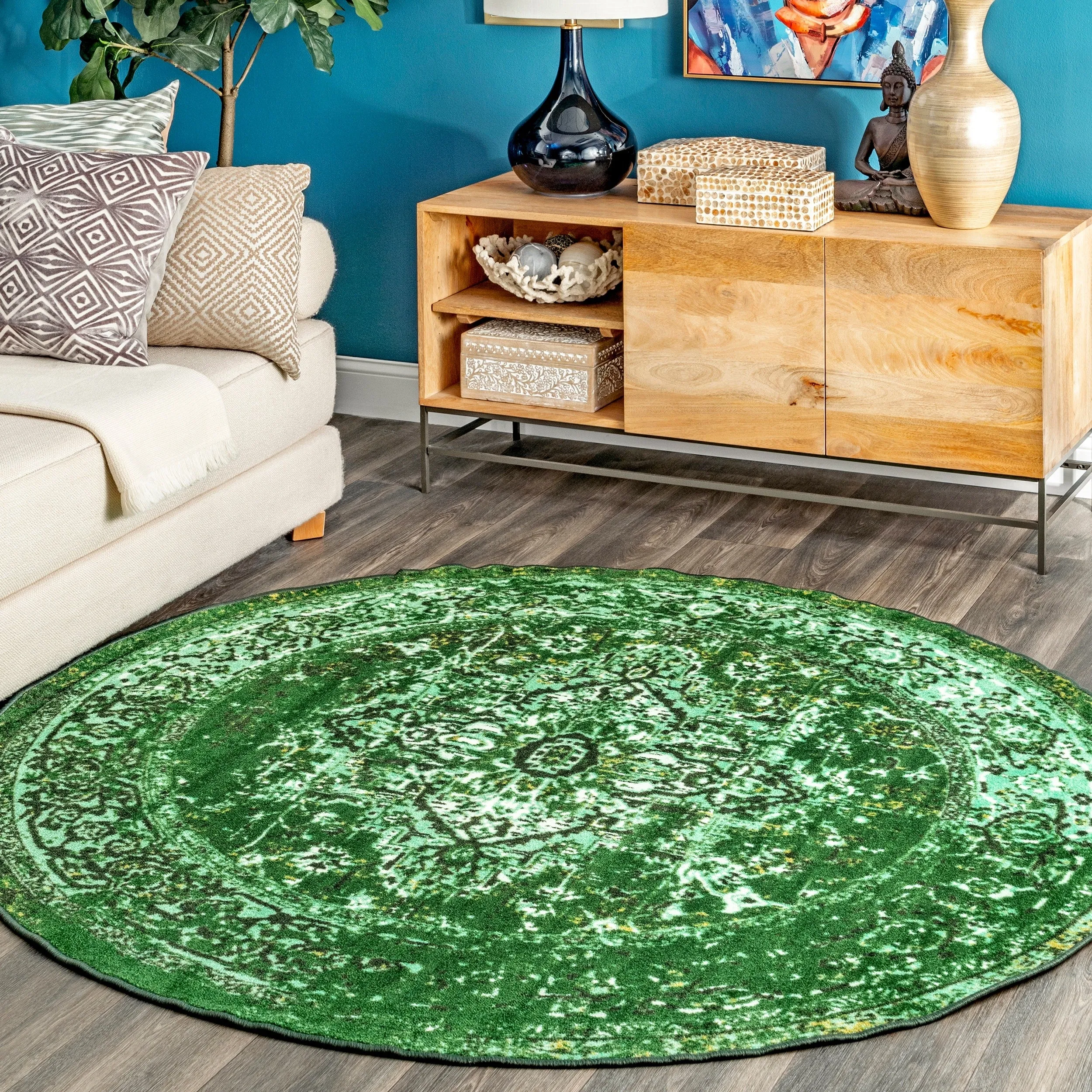 Nuloom Reiko Printed Bold Persian Area Rug