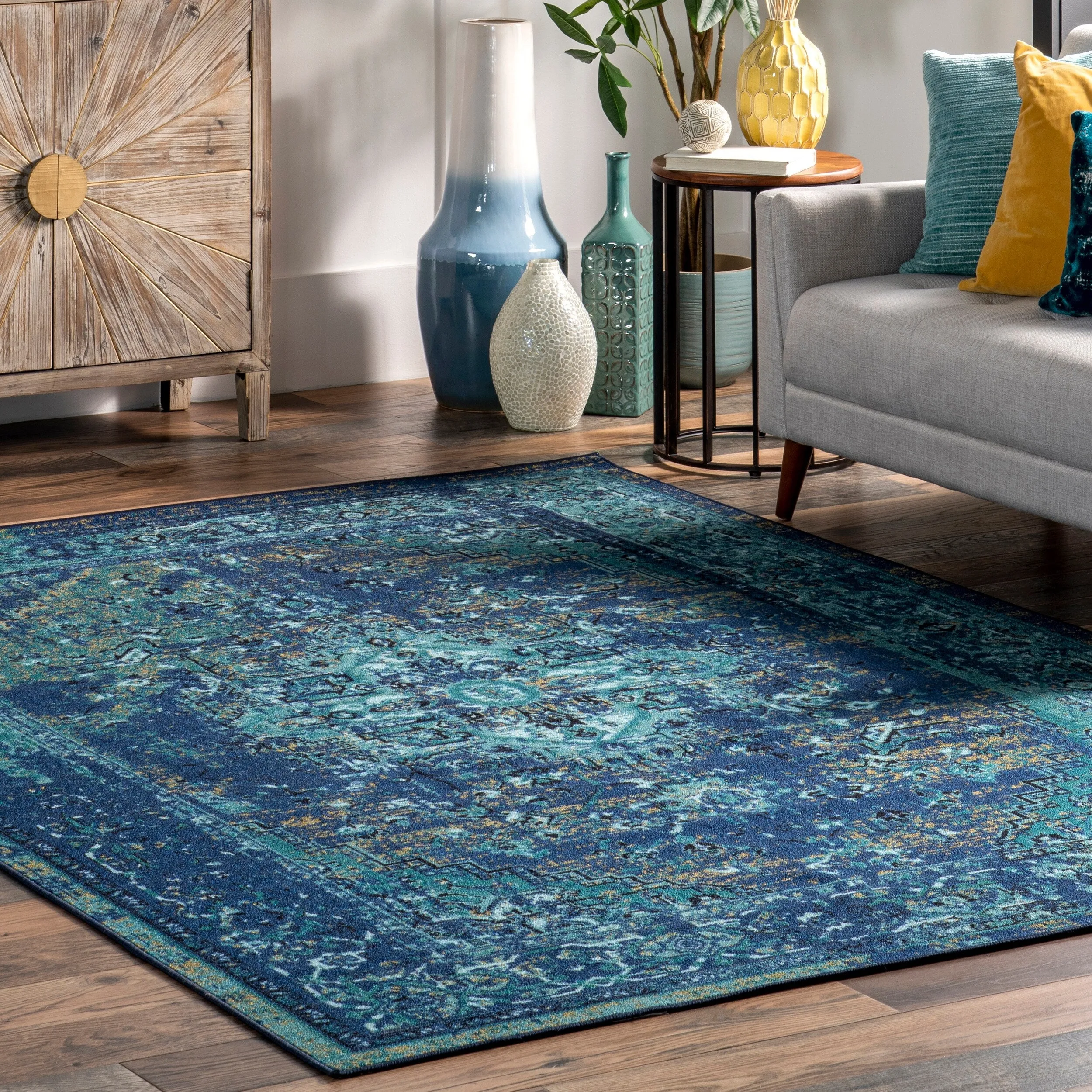 Nuloom Reiko Printed Bold Persian Area Rug