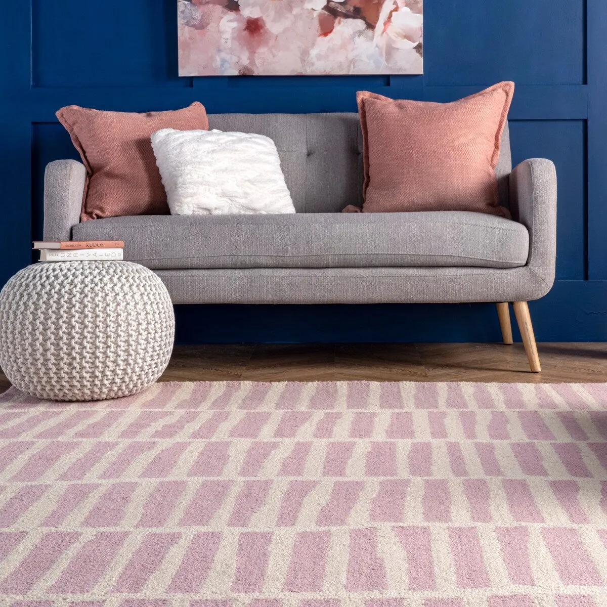 Nuloom Roxane Contempoary Striped Area Rug