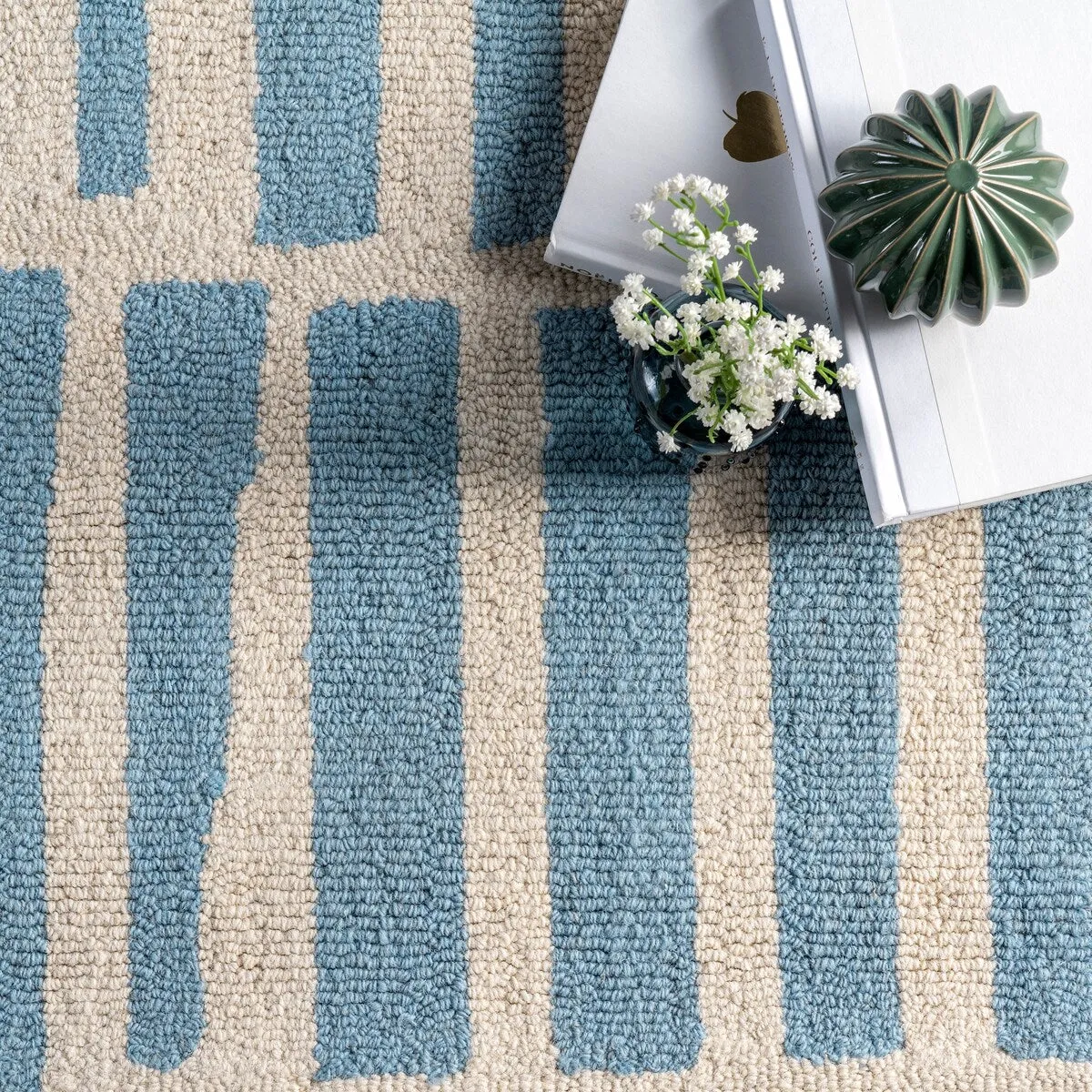 Nuloom Roxane Contempoary Striped Area Rug