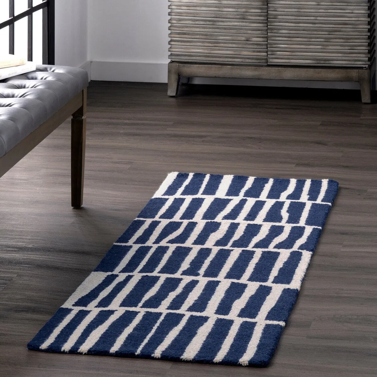 Nuloom Roxane Contempoary Striped Area Rug