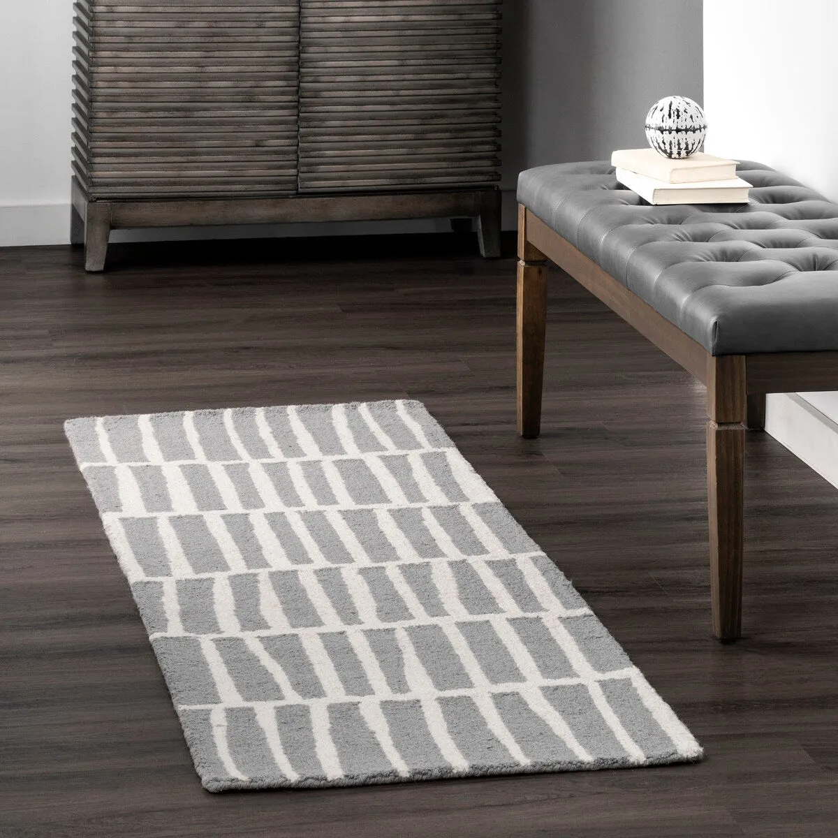 Nuloom Roxane Contempoary Striped Area Rug