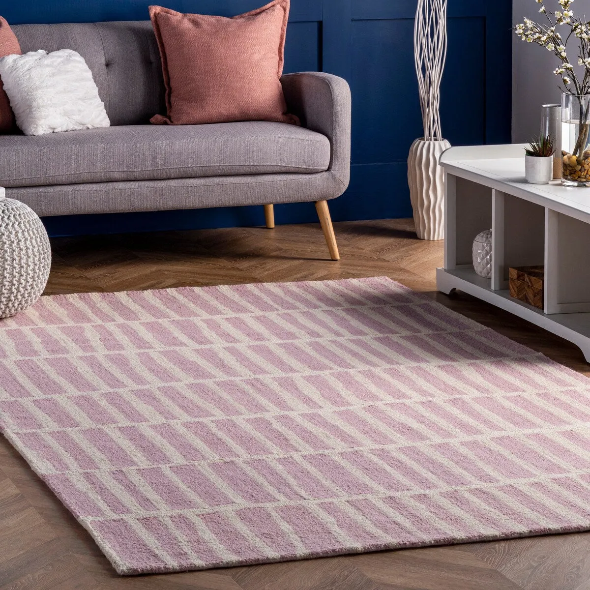 Nuloom Roxane Contempoary Striped Area Rug