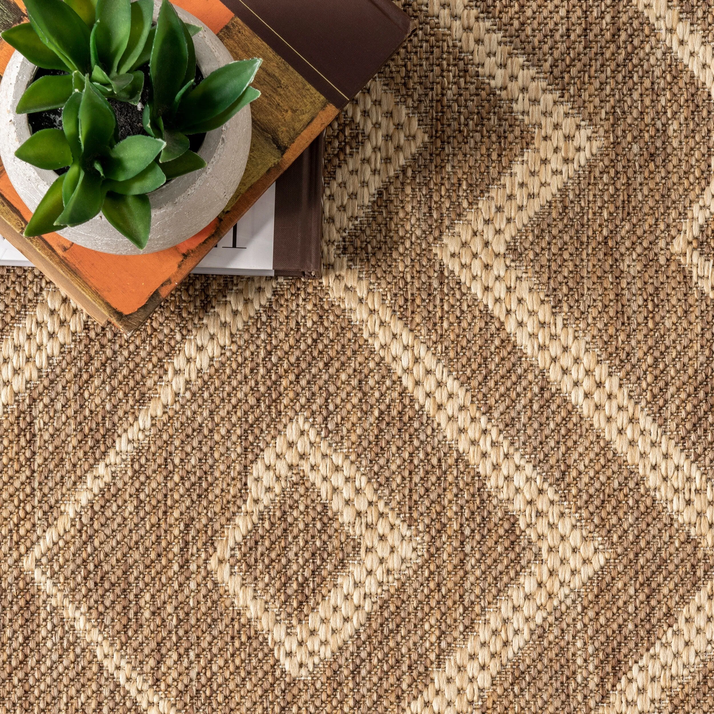 Nuloom Sammi Geometric Trellis Indoor/Outdoor Area Rug