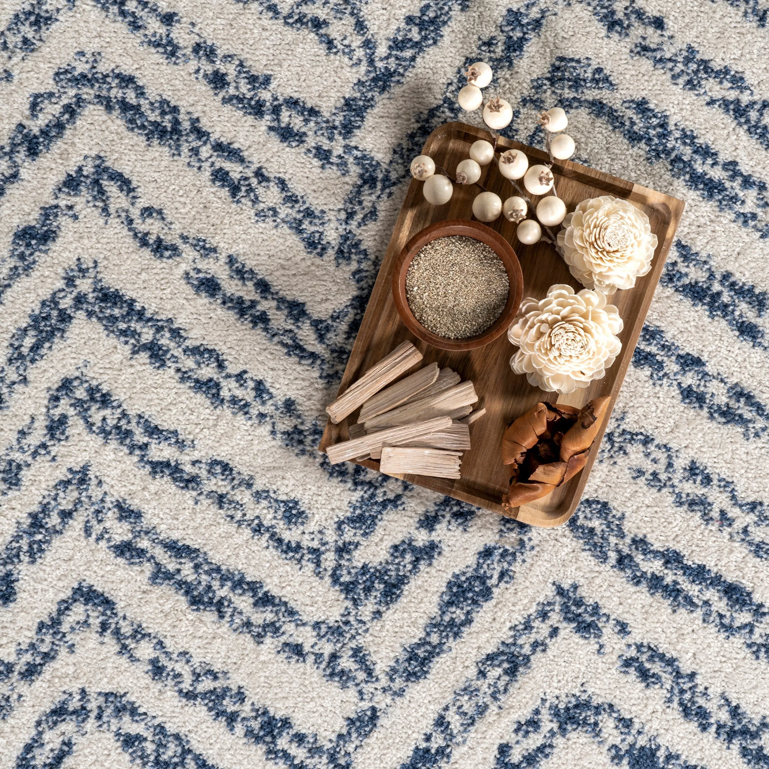 Nuloom Sasha Faded Chevron Area Rug