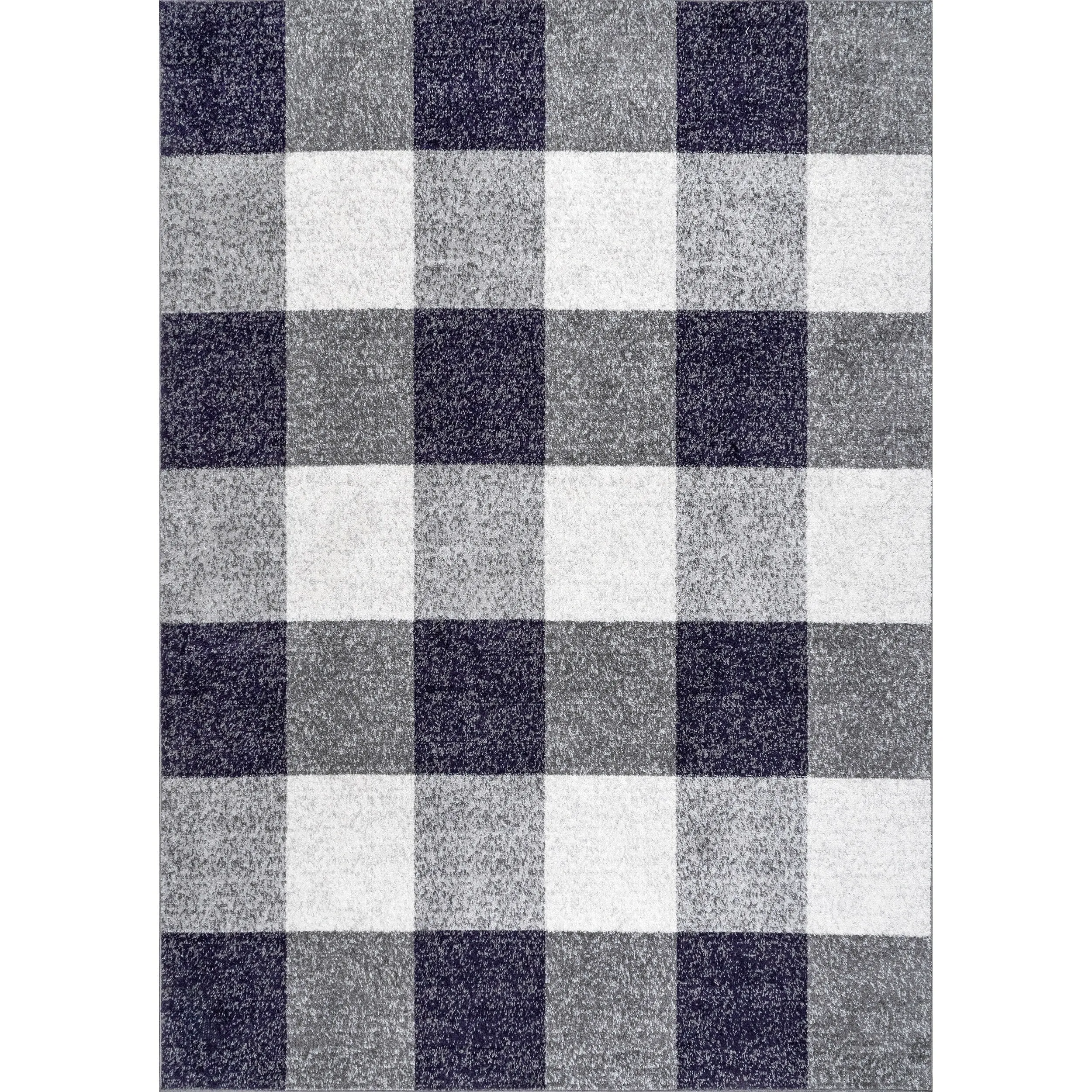 Nuloom Smoky Buffalo Plaid Area Rug