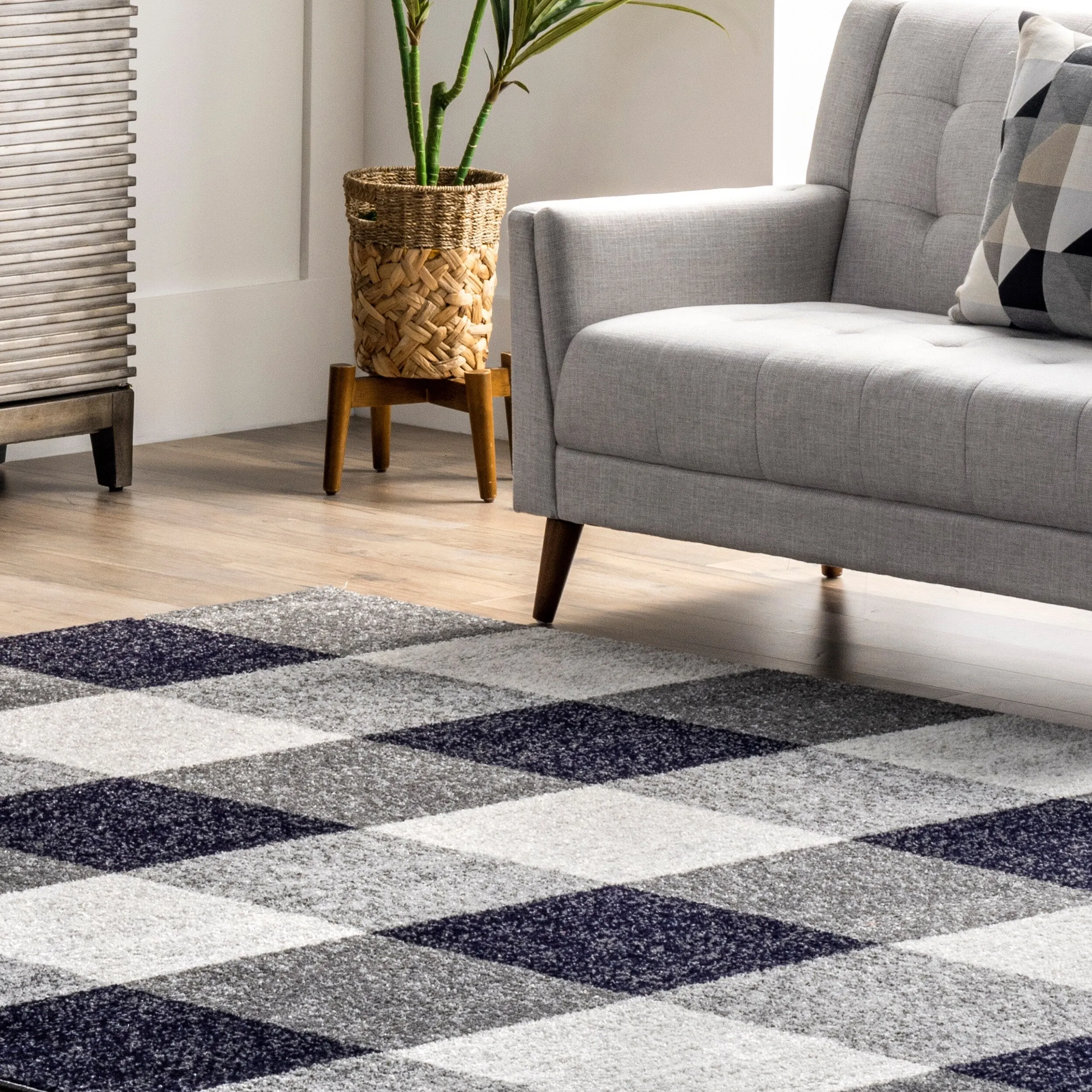 Nuloom Smoky Buffalo Plaid Area Rug