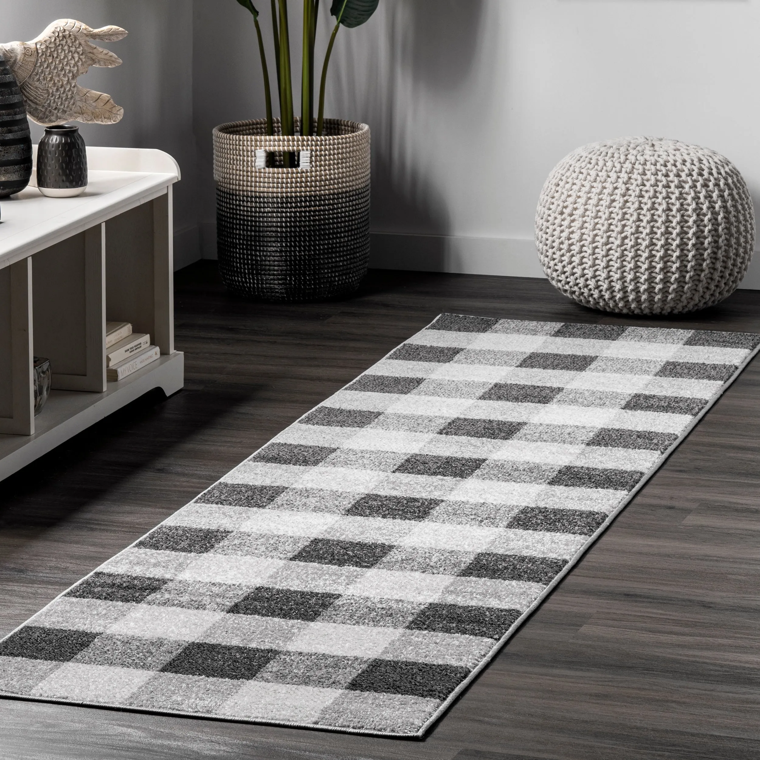 Nuloom Smoky Buffalo Plaid Area Rug