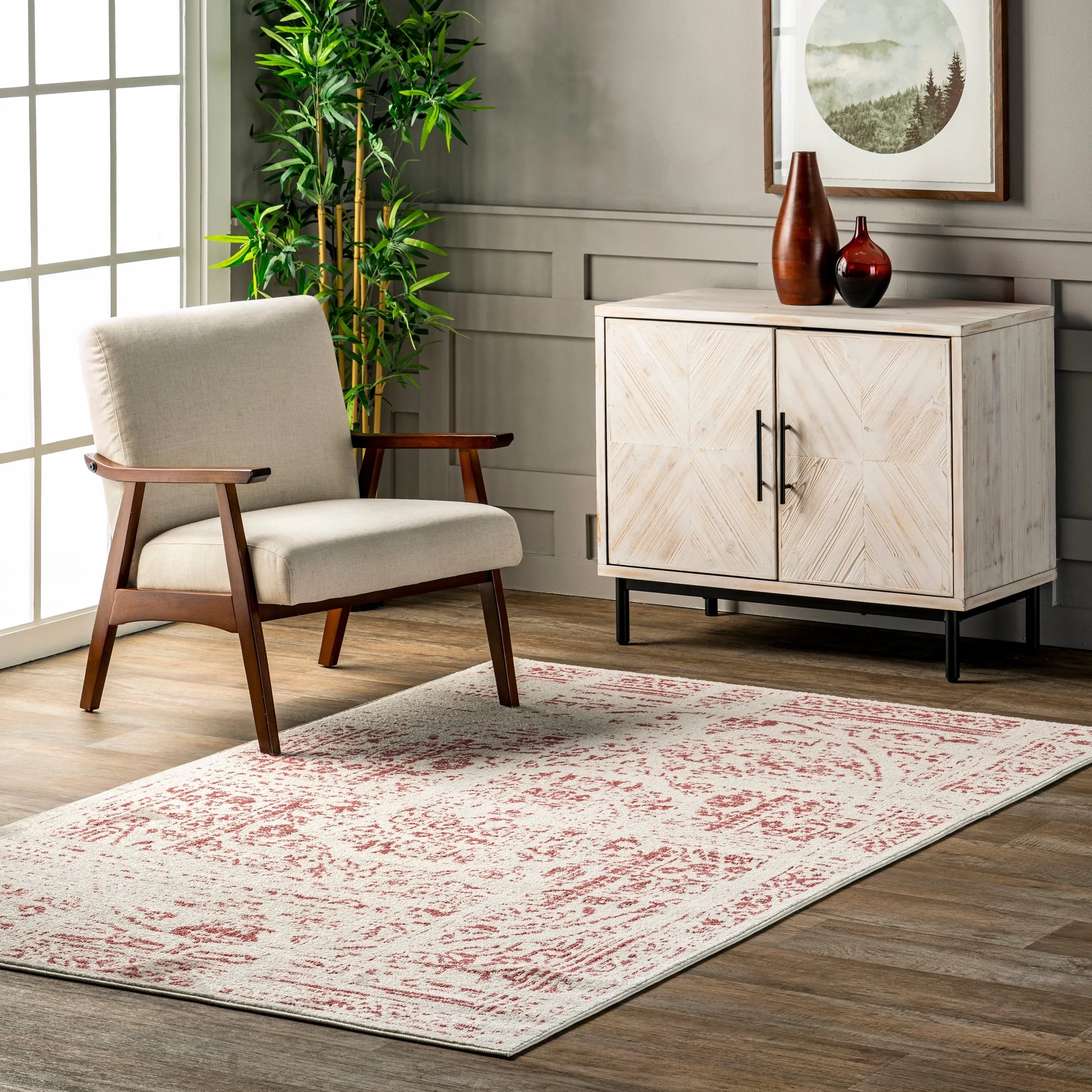 Nuloom Wren Traditional Faded Area Rug