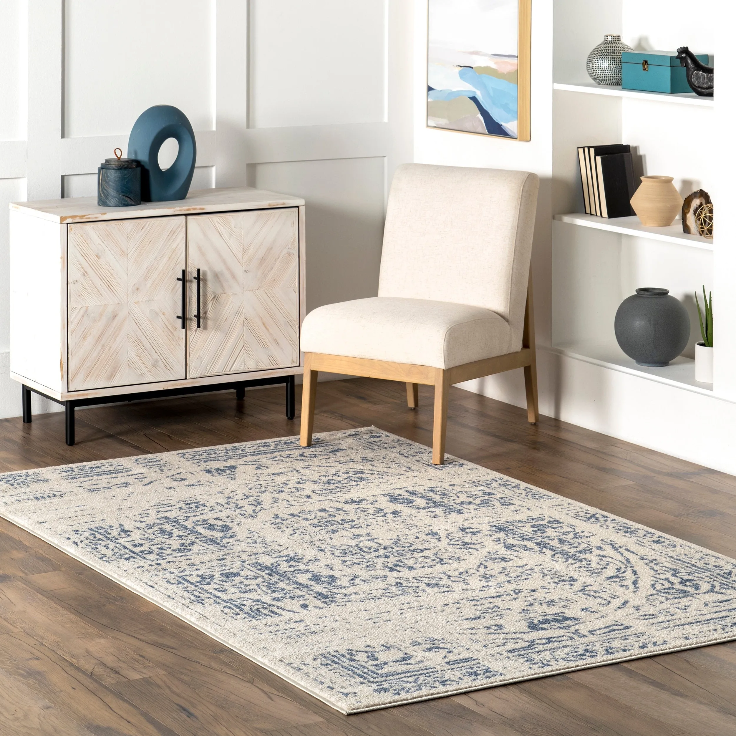 Nuloom Wren Traditional Faded Area Rug