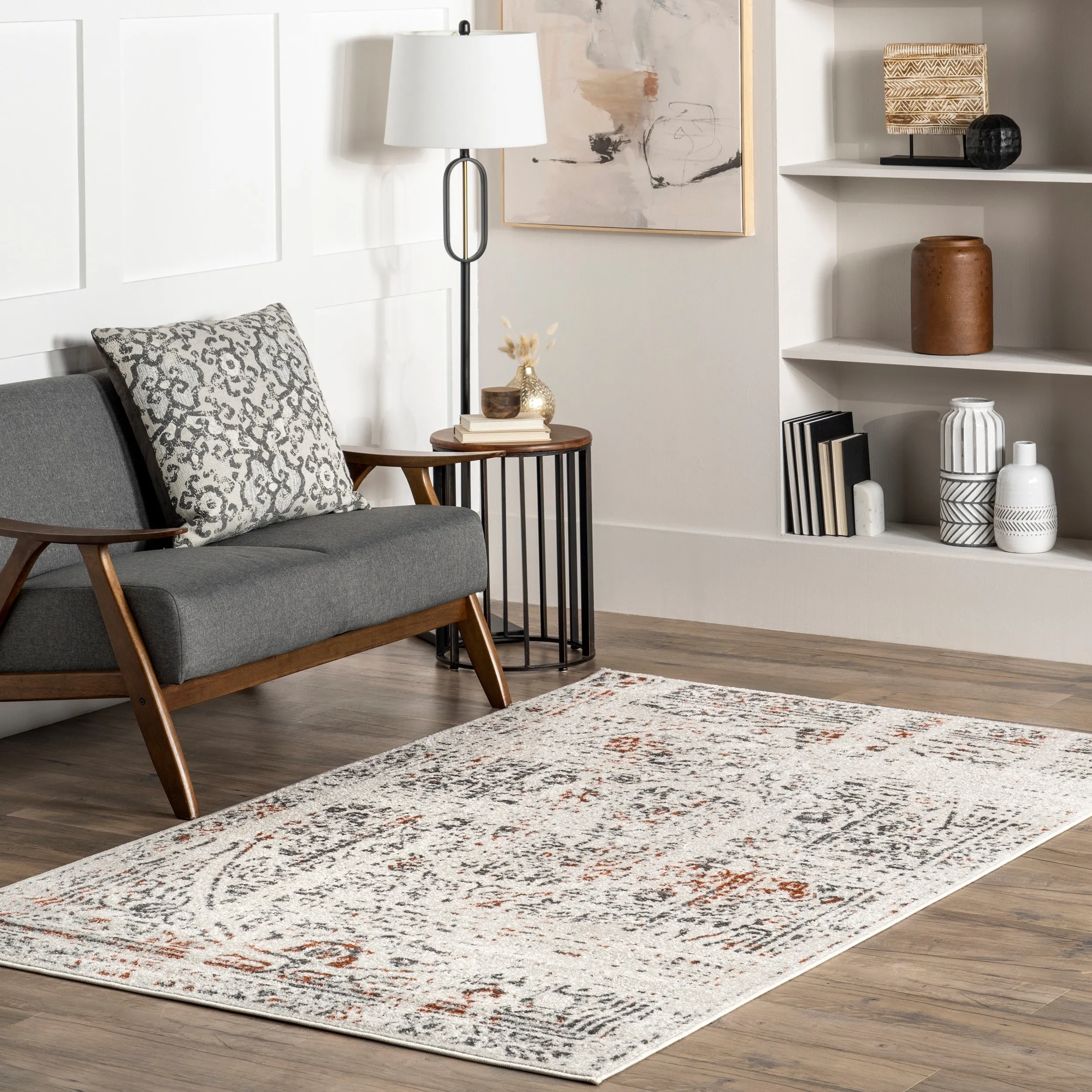 Nuloom Wren Traditional Faded Area Rug