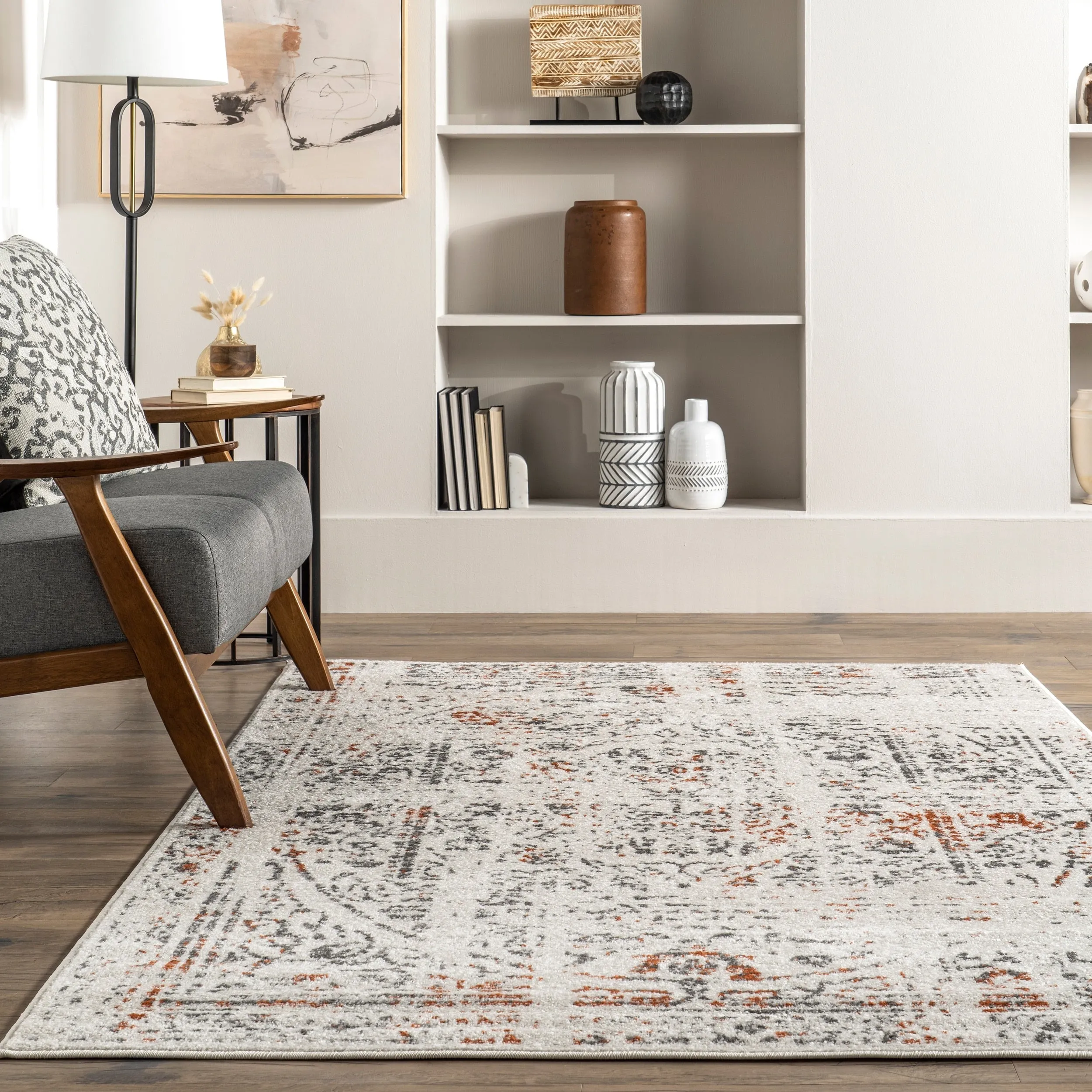 Nuloom Wren Traditional Faded Area Rug