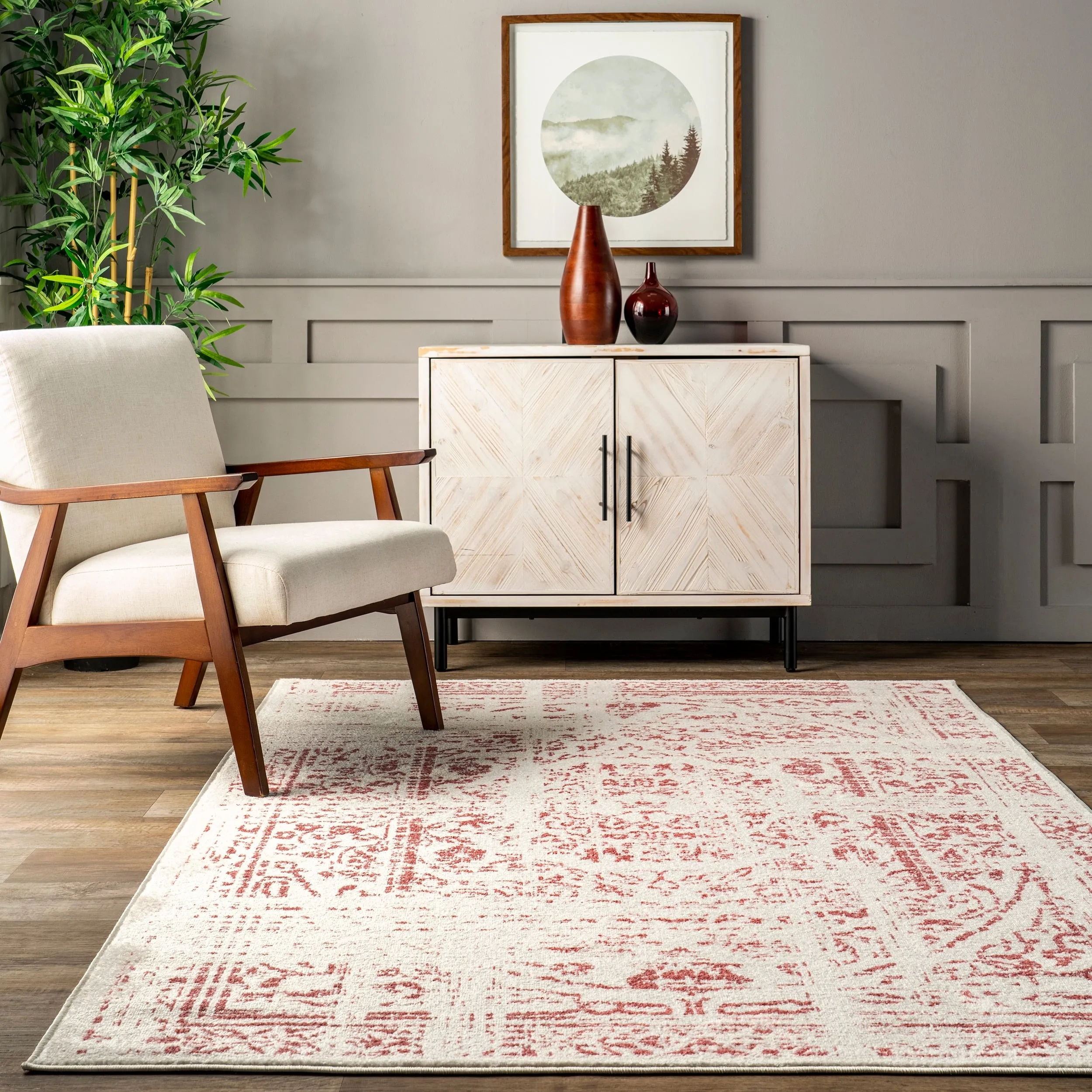 Nuloom Wren Traditional Faded Area Rug