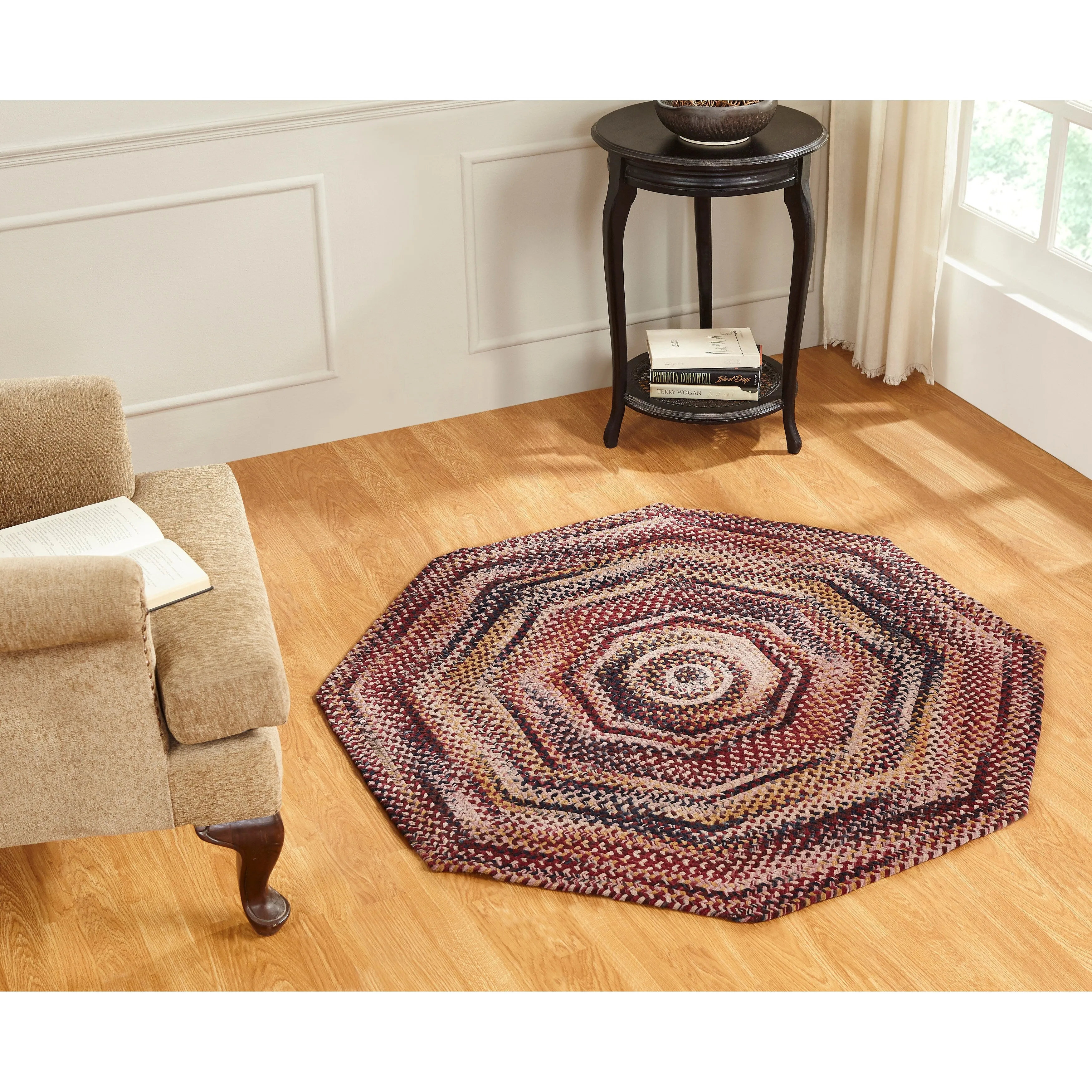 Ombre Soft Chenille Braided Rugs