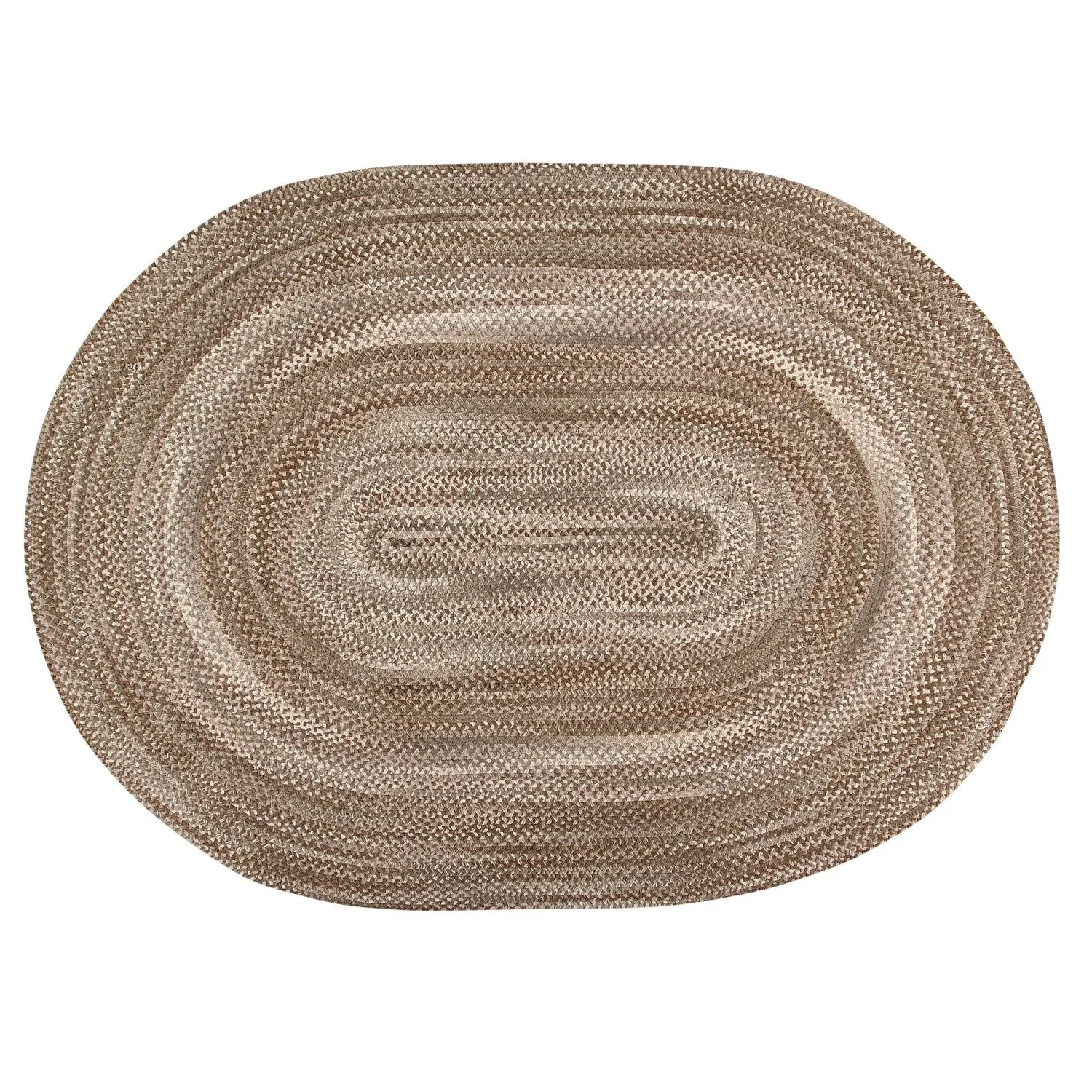 Ombre Soft Chenille Braided Rugs
