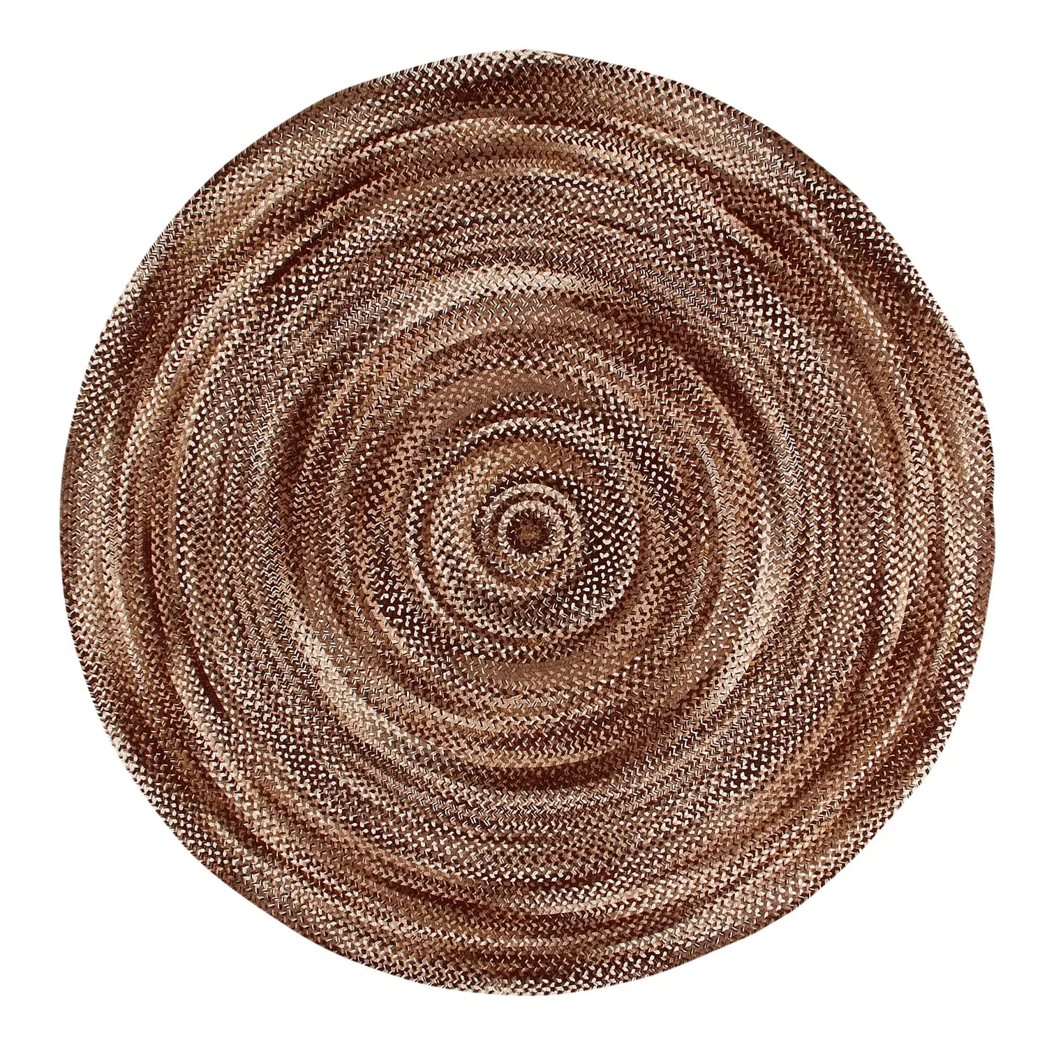 Ombre Soft Chenille Braided Rugs
