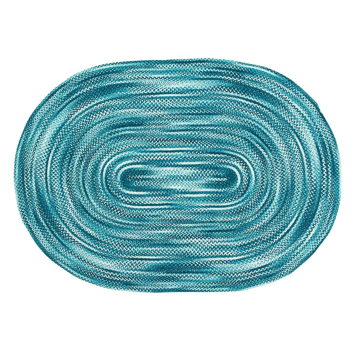 Ombre Soft Chenille Braided Rugs