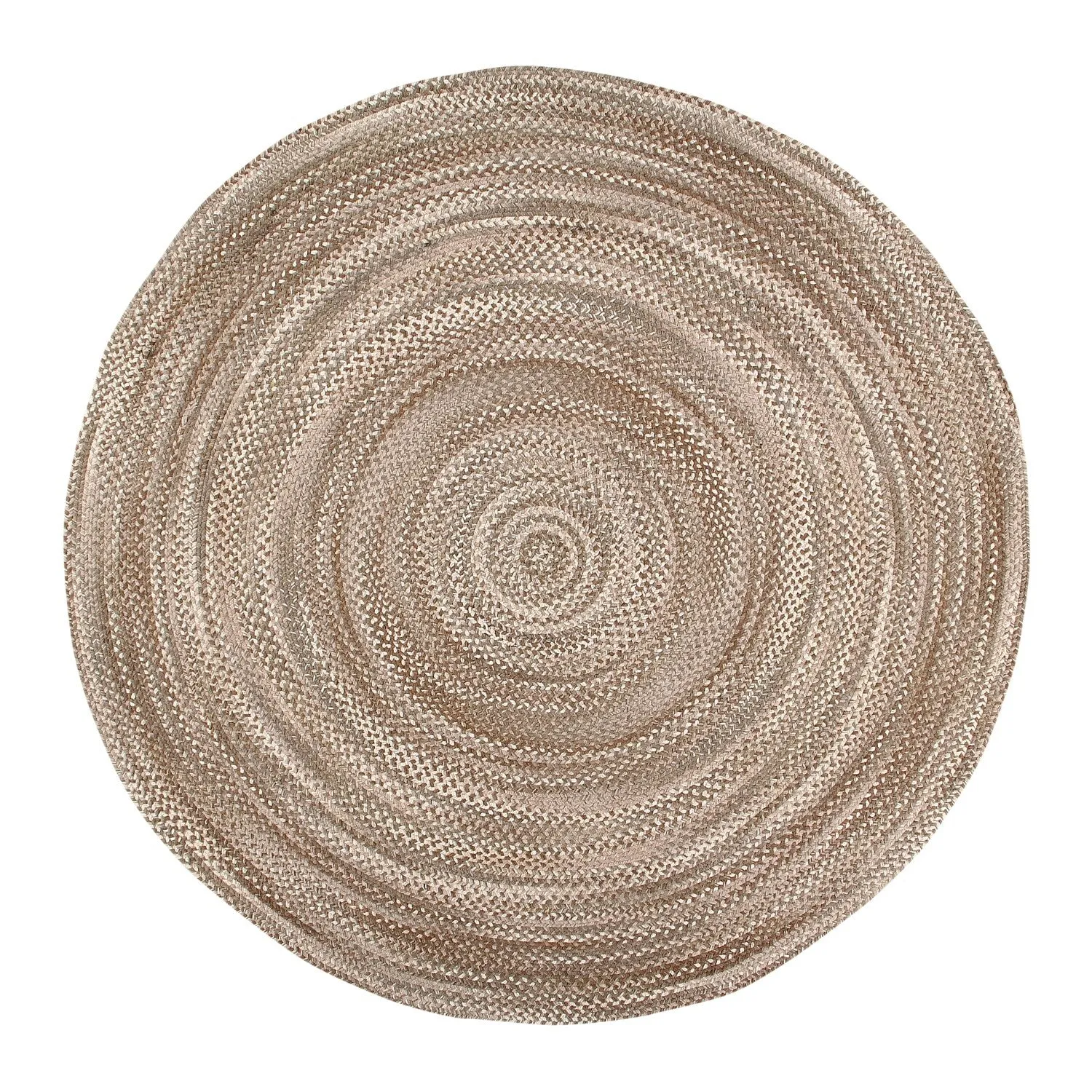 Ombre Soft Chenille Braided Rugs