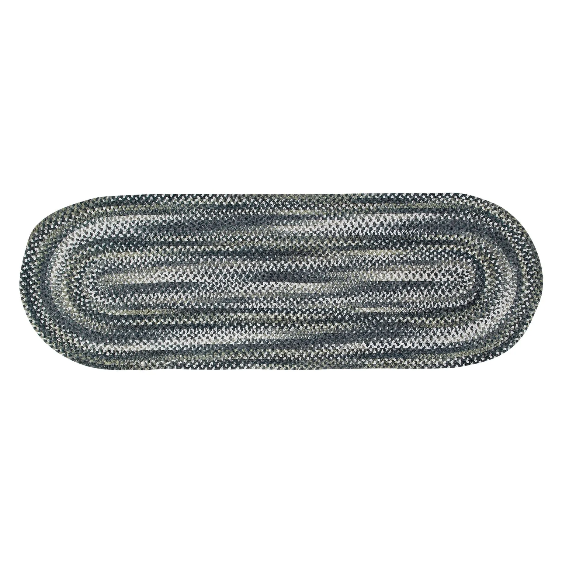 Ombre Soft Chenille Braided Rugs
