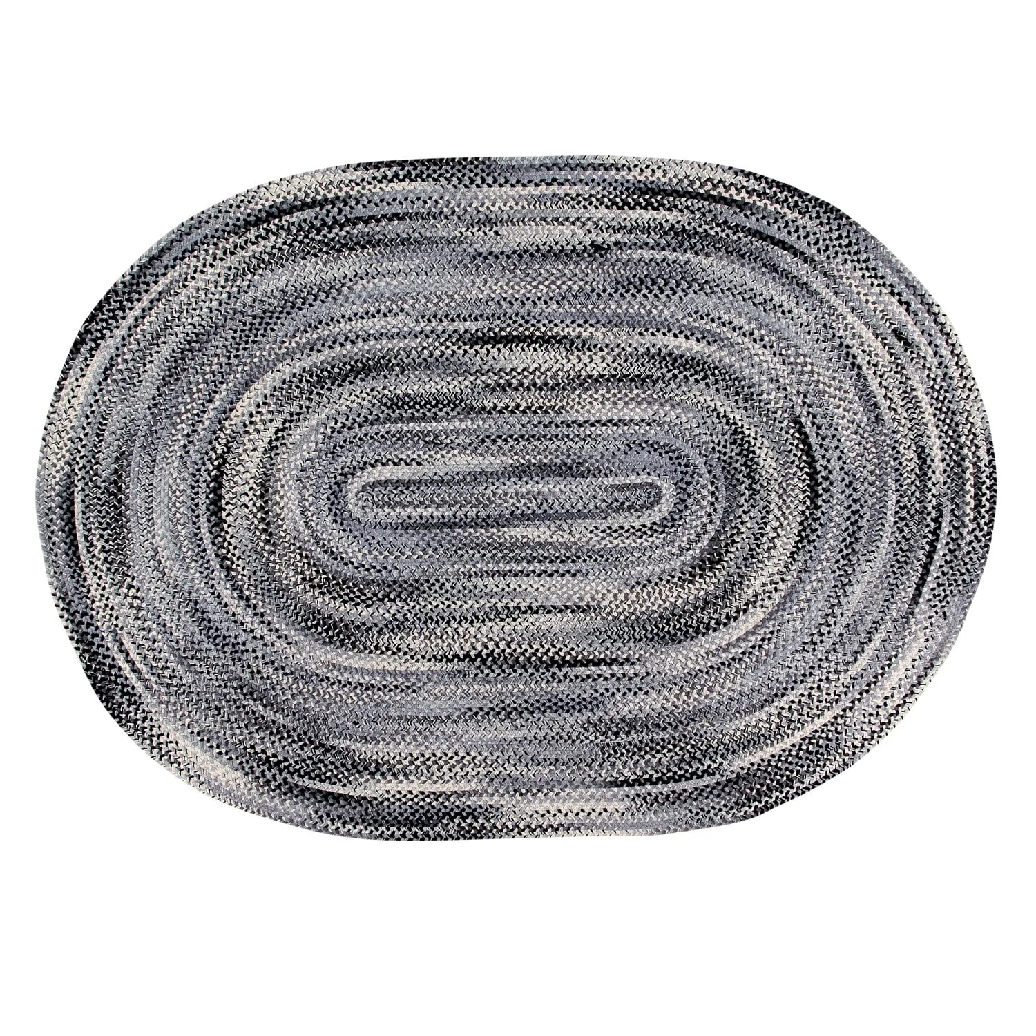 Ombre Soft Chenille Braided Rugs