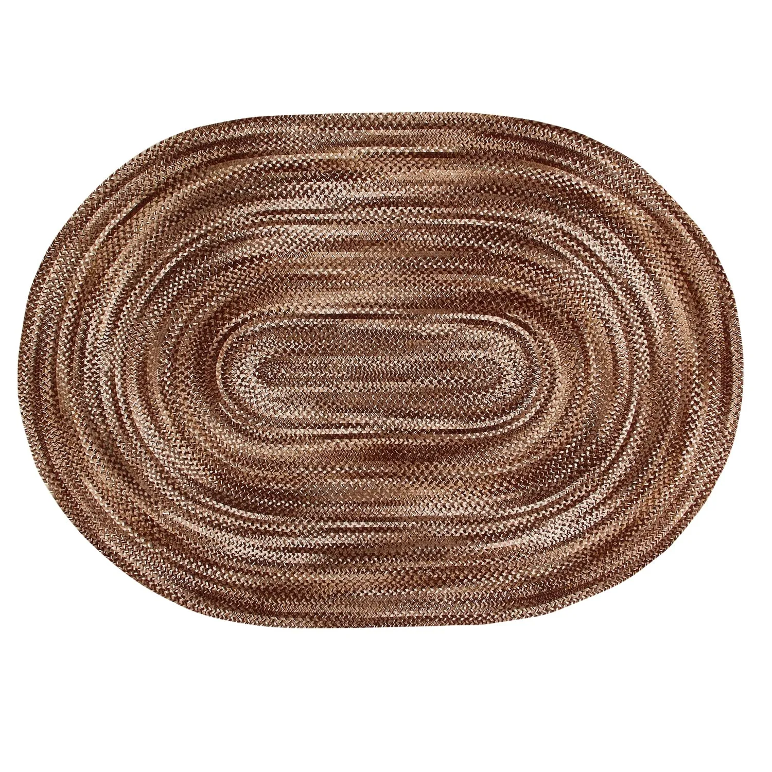 Ombre Soft Chenille Braided Rugs
