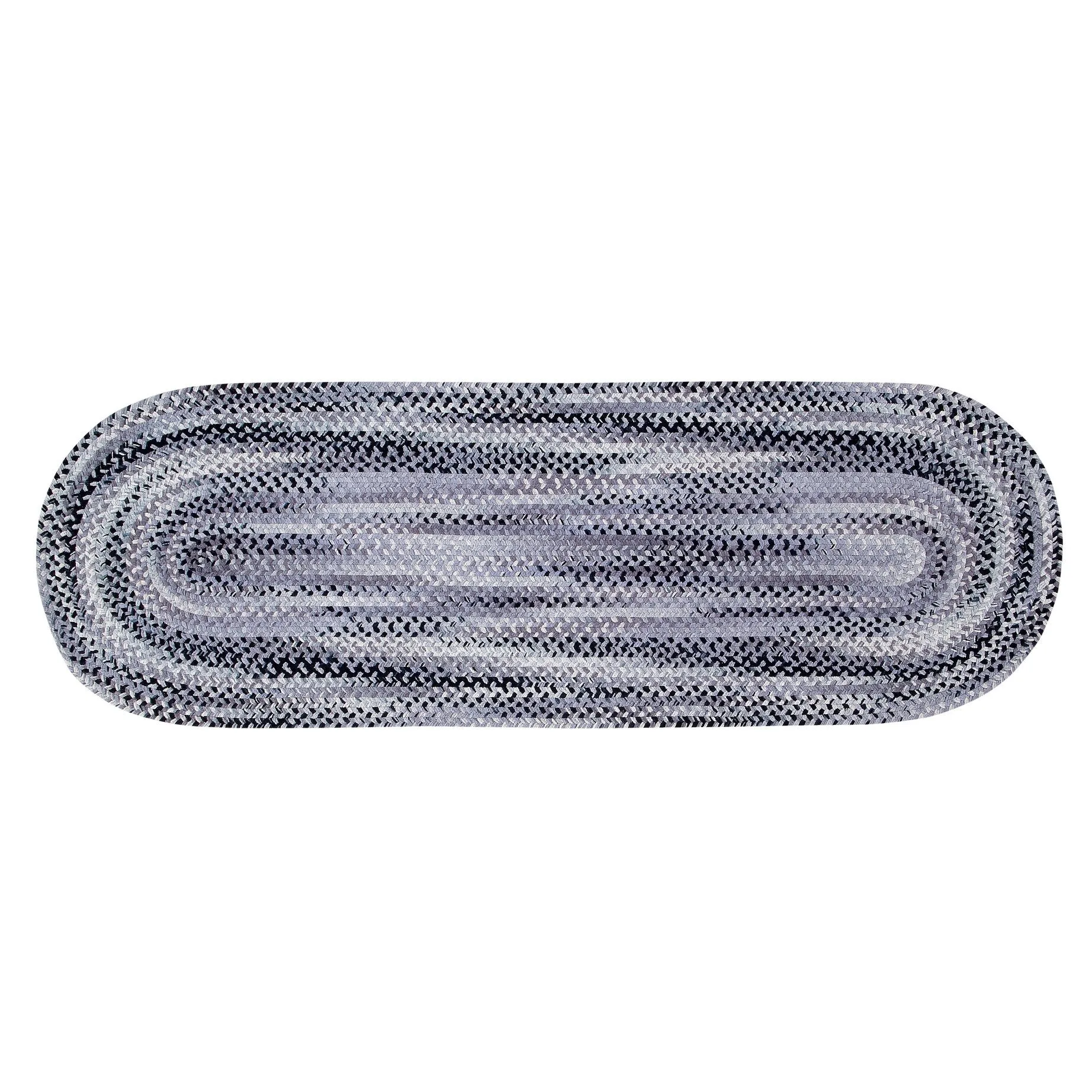 Ombre Soft Chenille Braided Rugs