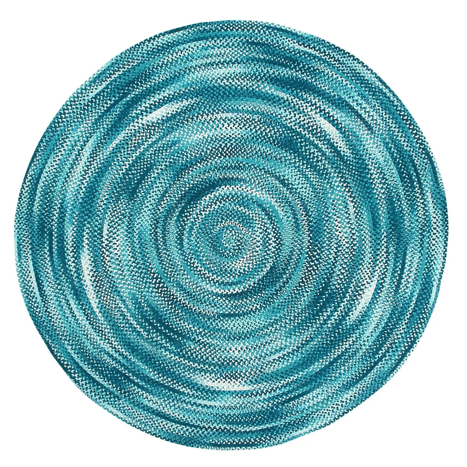 Ombre Soft Chenille Braided Rugs