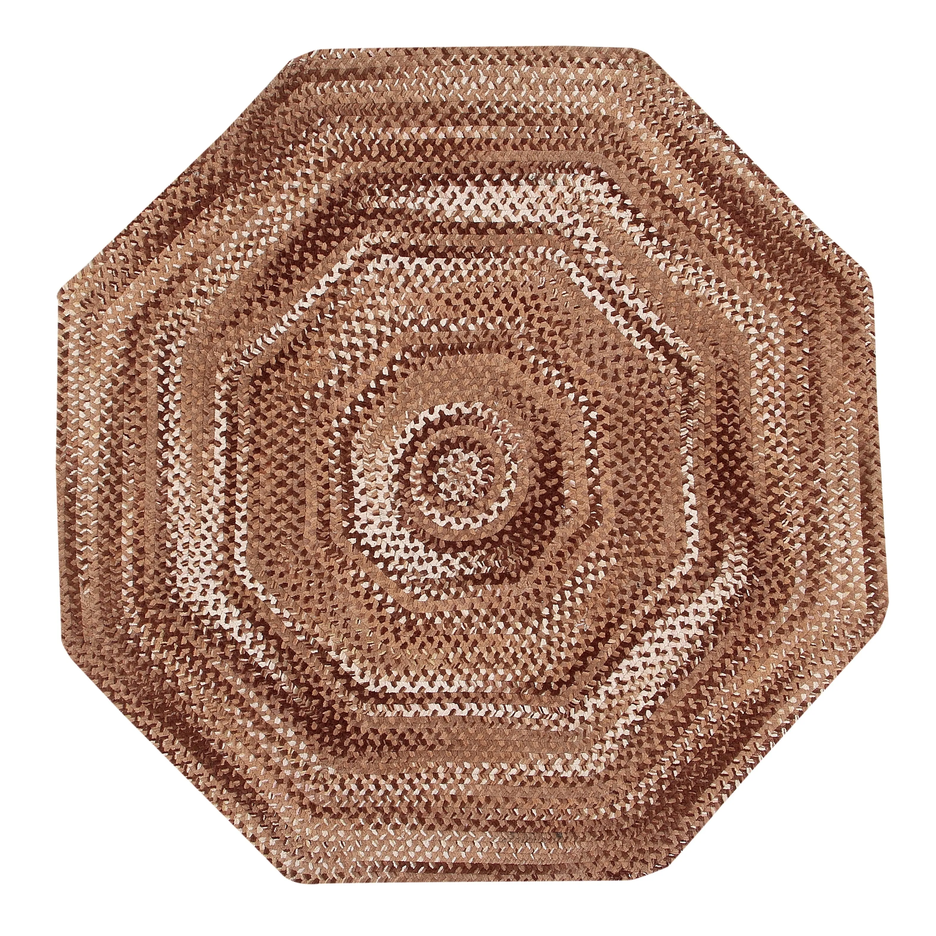 Ombre Soft Chenille Braided Rugs