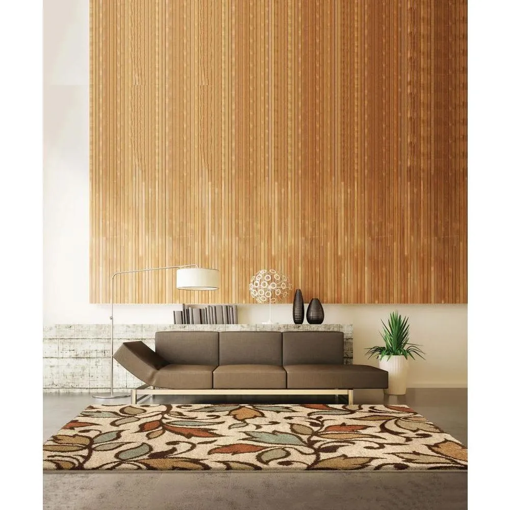 Orian Rugs Carolina Wild Getty Floral Stain Resistant Area Rug