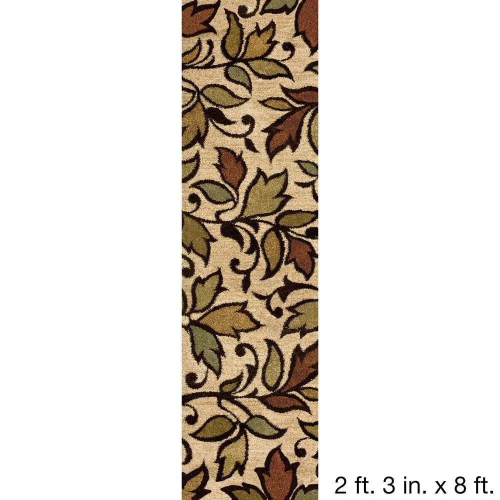 Orian Rugs Carolina Wild Getty Floral Stain Resistant Area Rug