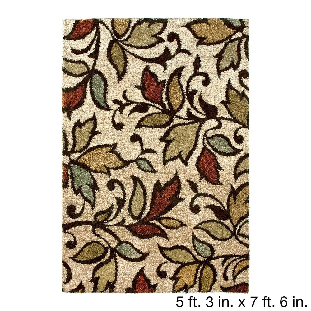 Orian Rugs Carolina Wild Getty Floral Stain Resistant Area Rug