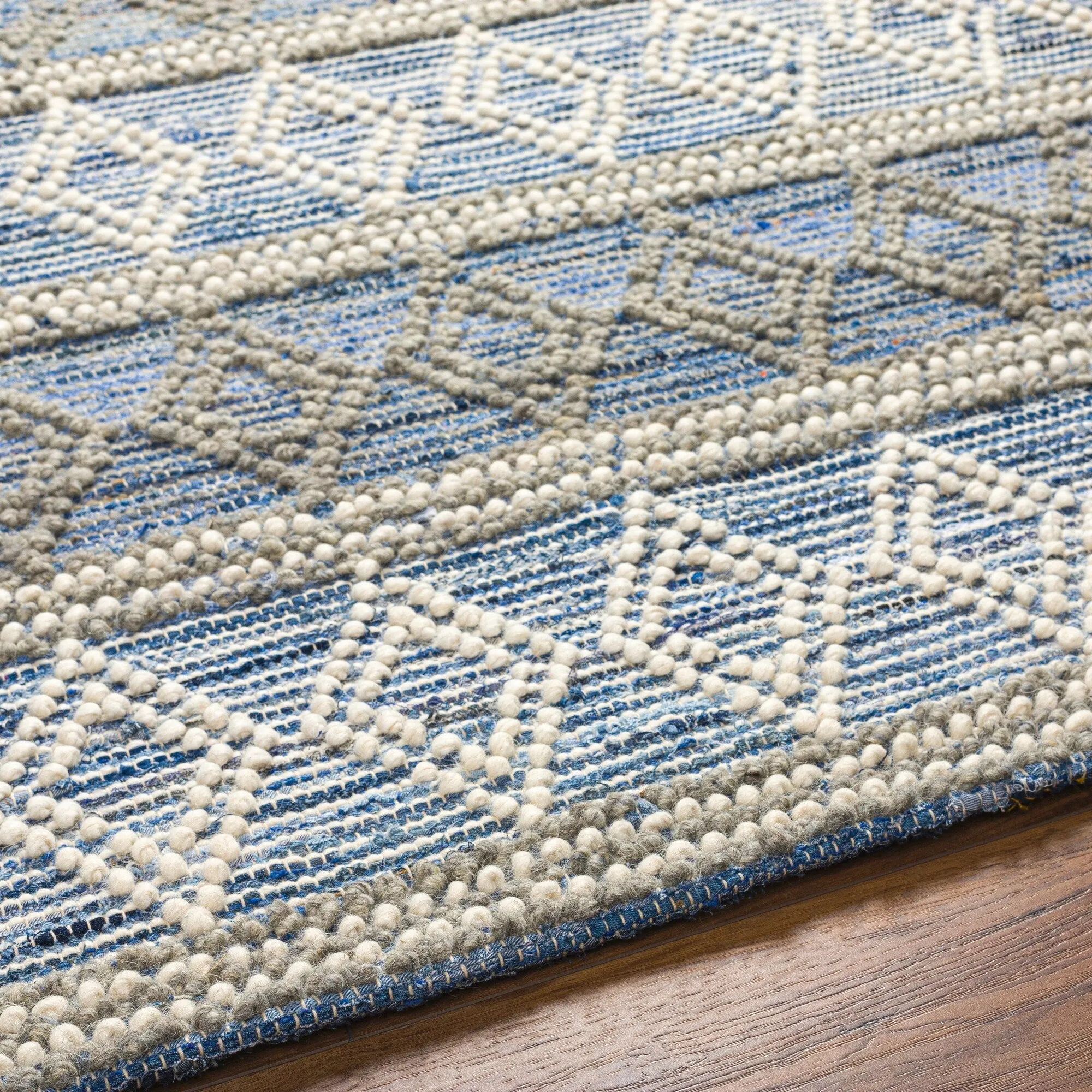Oriana Handmade Farmhouse Cotton & Wool Area Rug