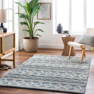 Oriana Handmade Farmhouse Cotton & Wool Area Rug