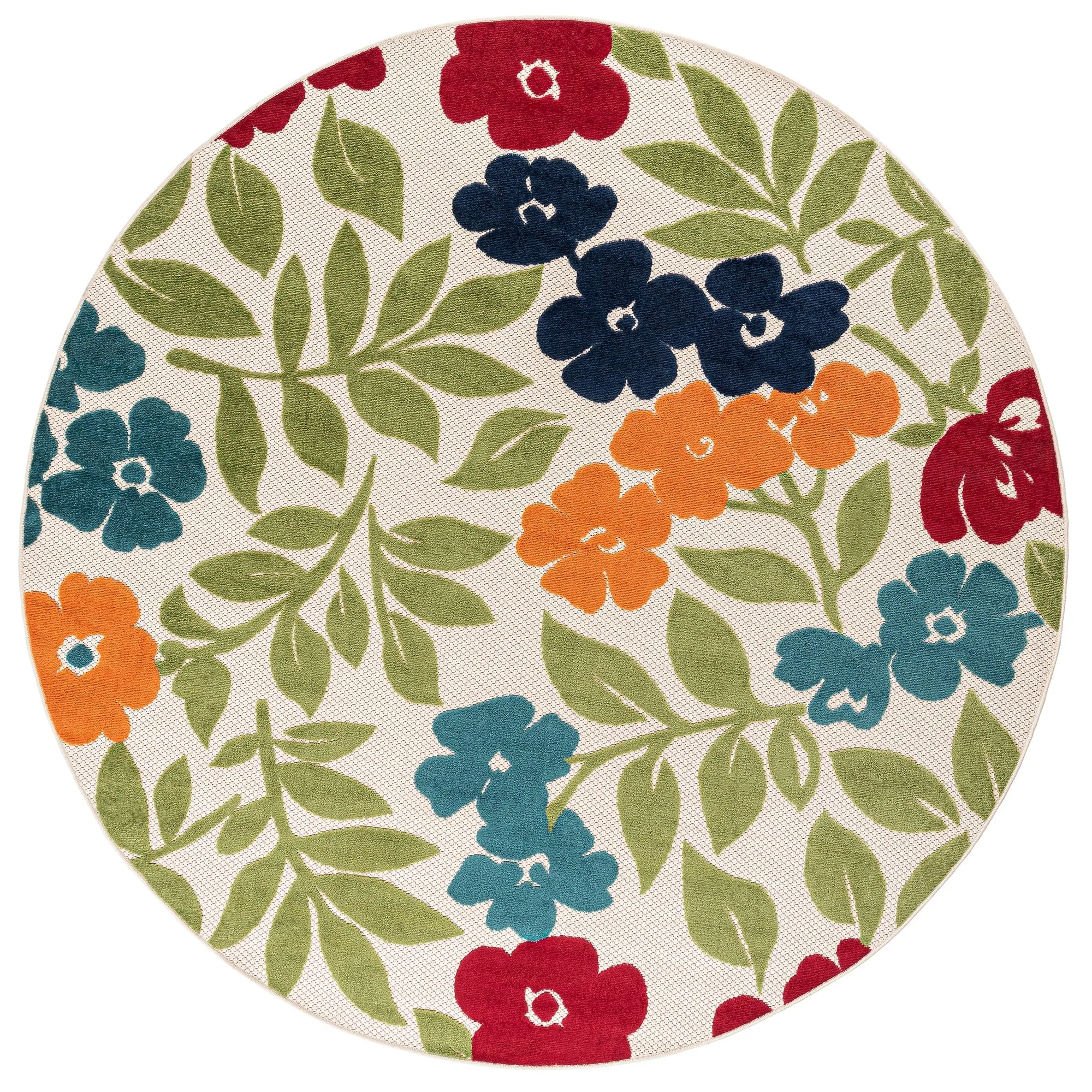 Origin Coastal Floral Indoor/Outdoor Area Rug