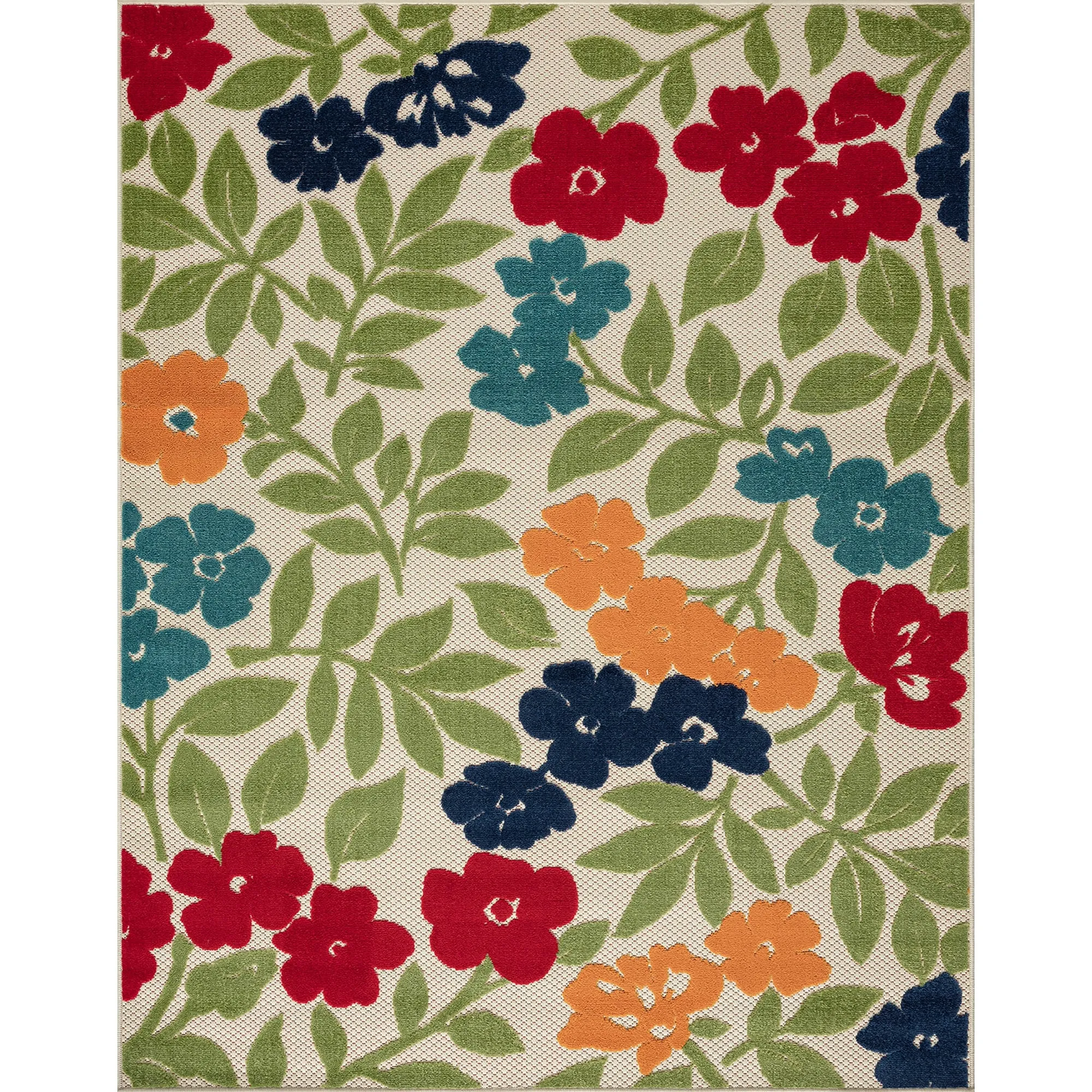 Origin Coastal Floral Indoor/Outdoor Area Rug