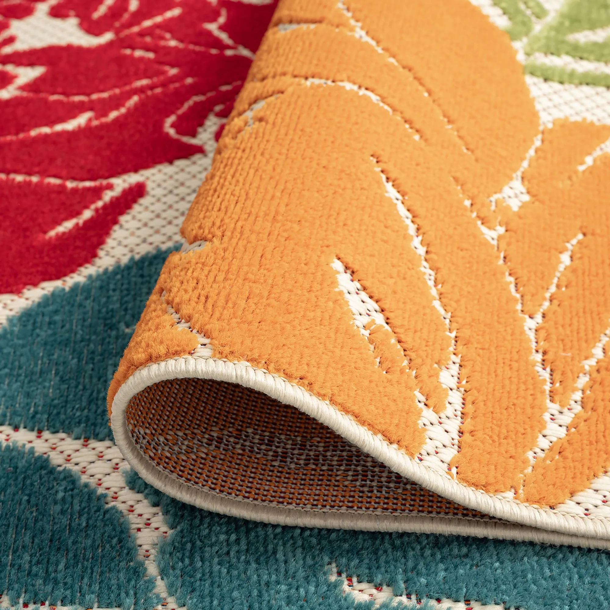 Origin Coastal Floral Indoor/Outdoor Area Rug