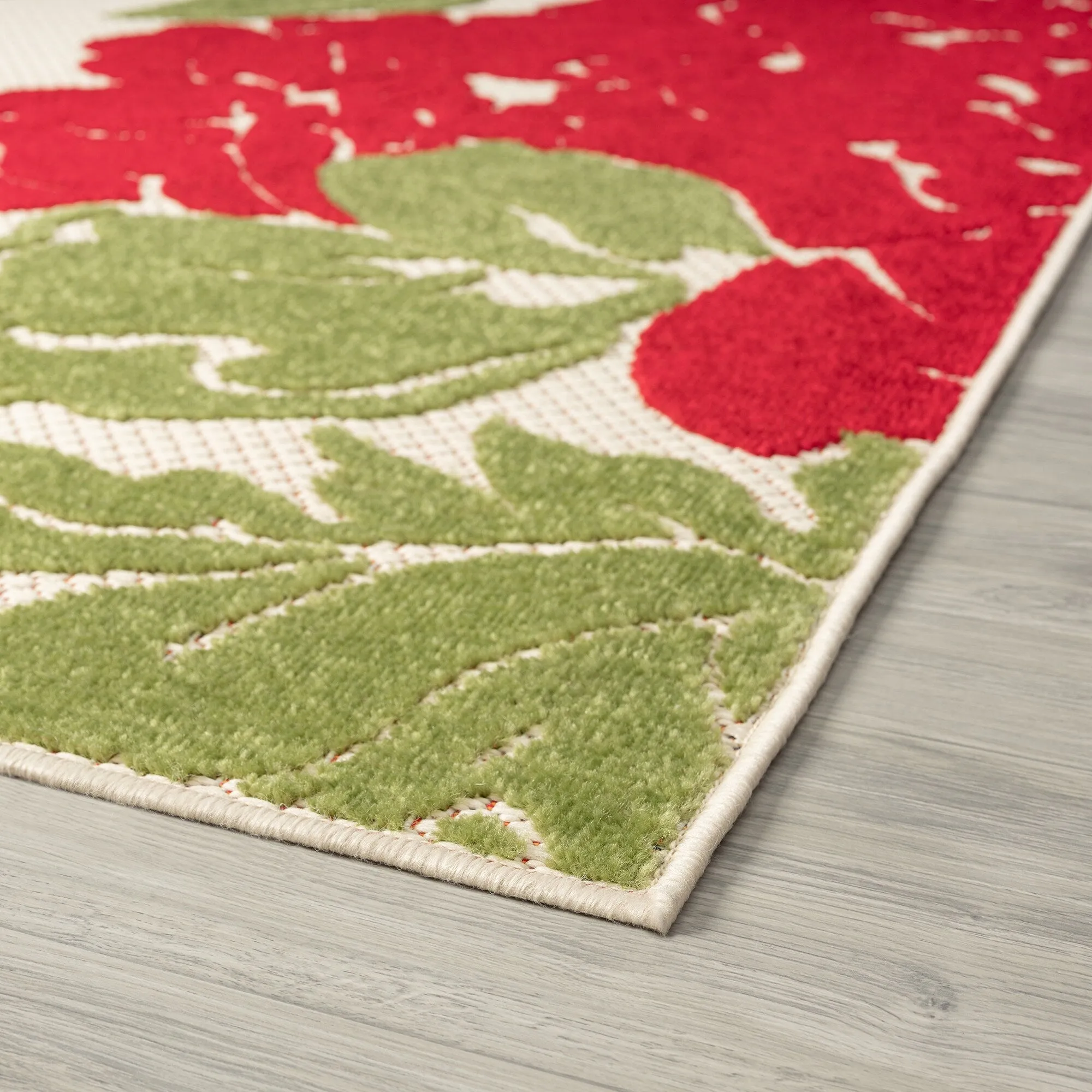 Origin Coastal Floral Indoor/Outdoor Area Rug