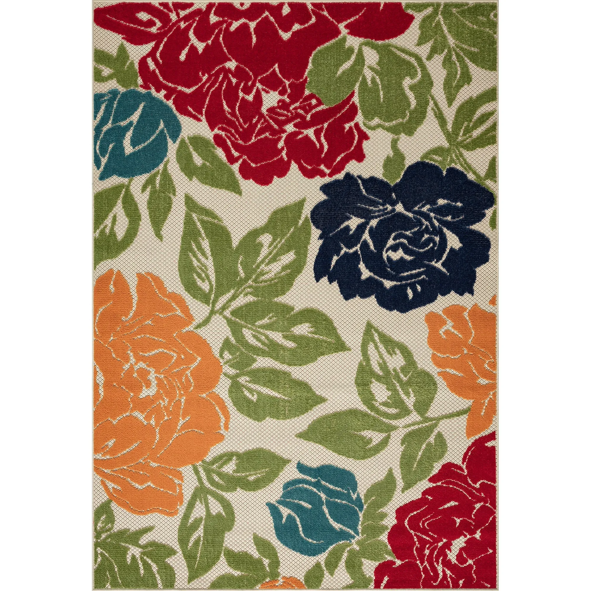 Origin Coastal Floral Indoor/Outdoor Area Rug