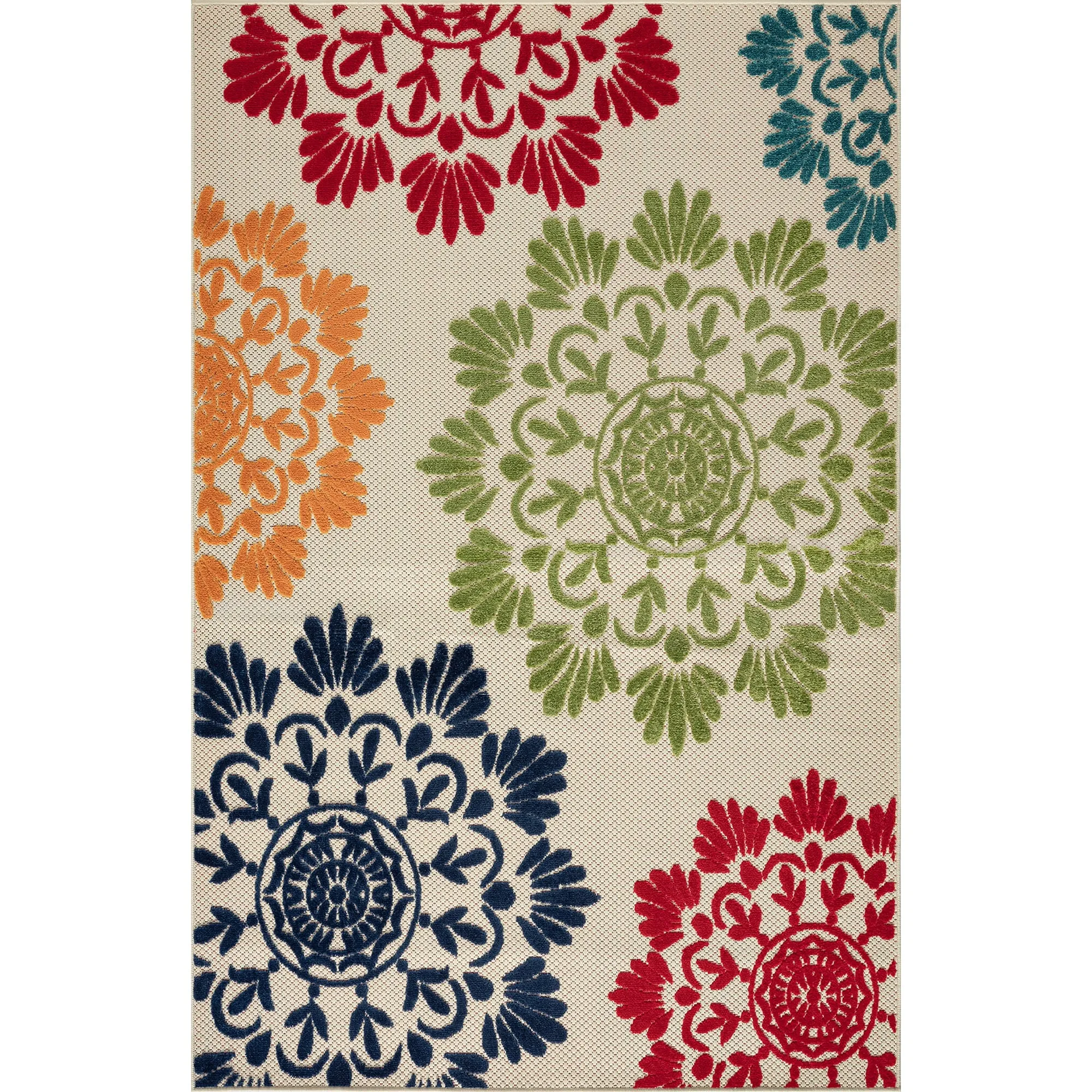 Origin Coastal Floral Indoor/Outdoor Area Rug