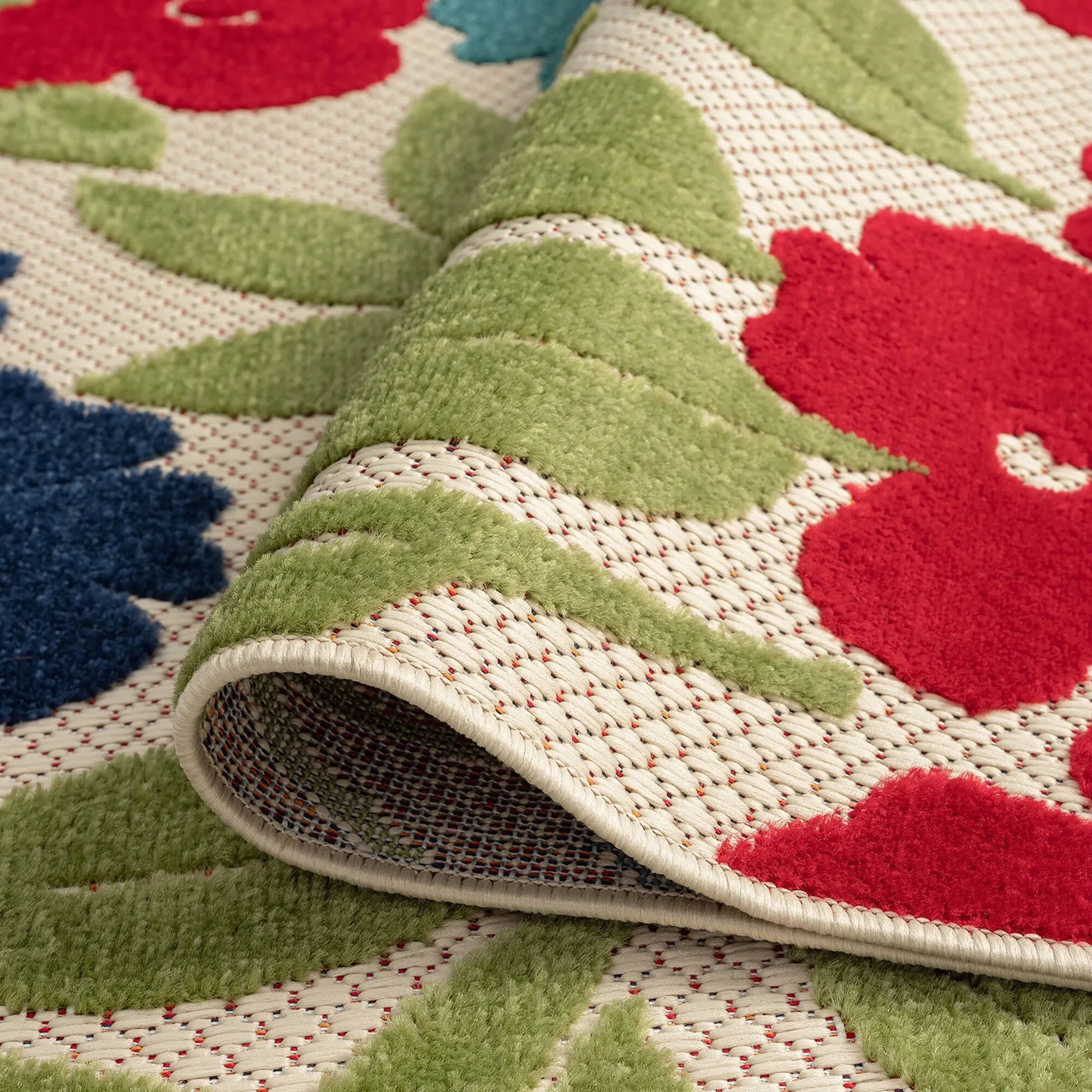 Origin Coastal Floral Indoor/Outdoor Area Rug
