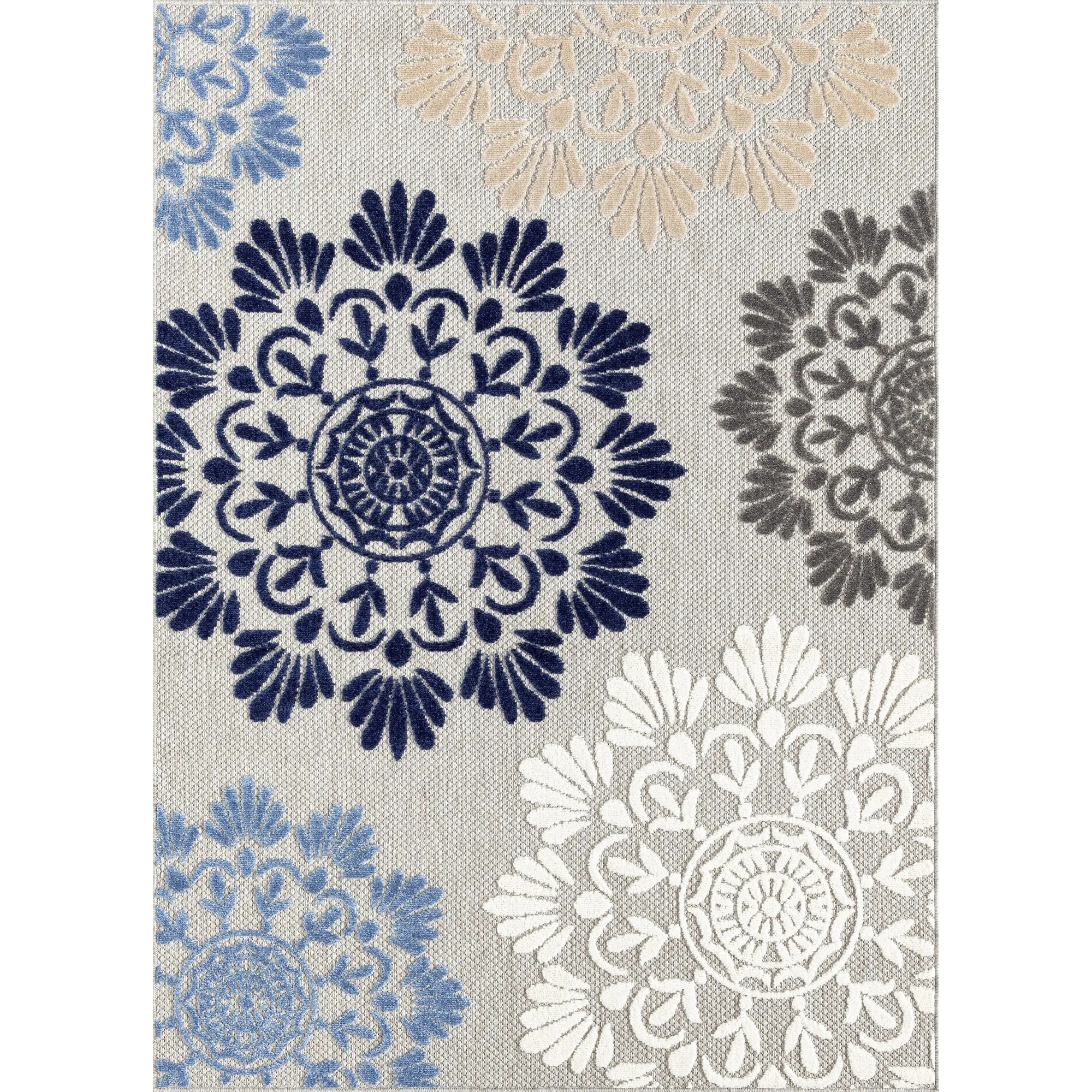Origin Coastal Floral Indoor/Outdoor Area Rug