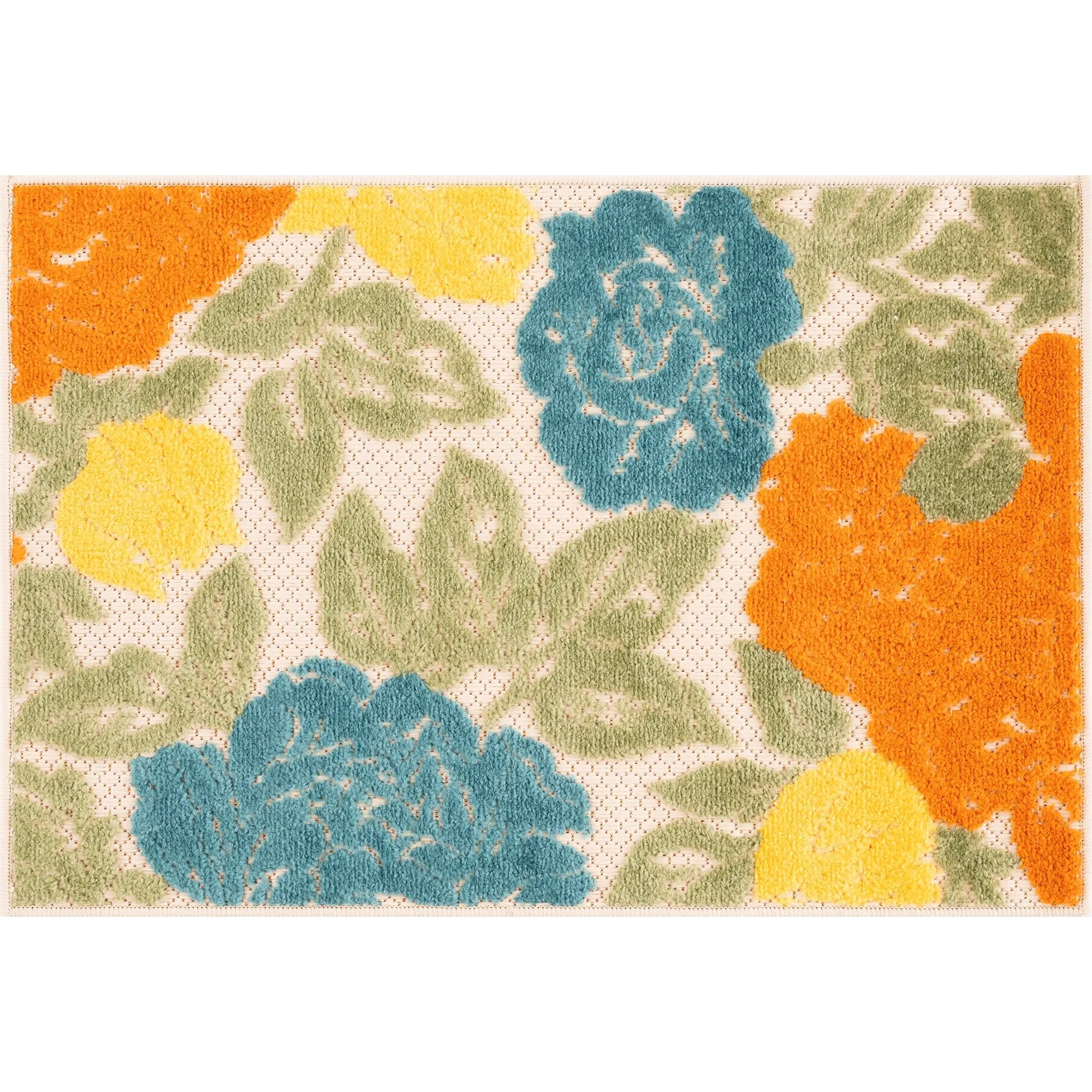 Origin Coastal Floral Indoor/Outdoor Area Rug