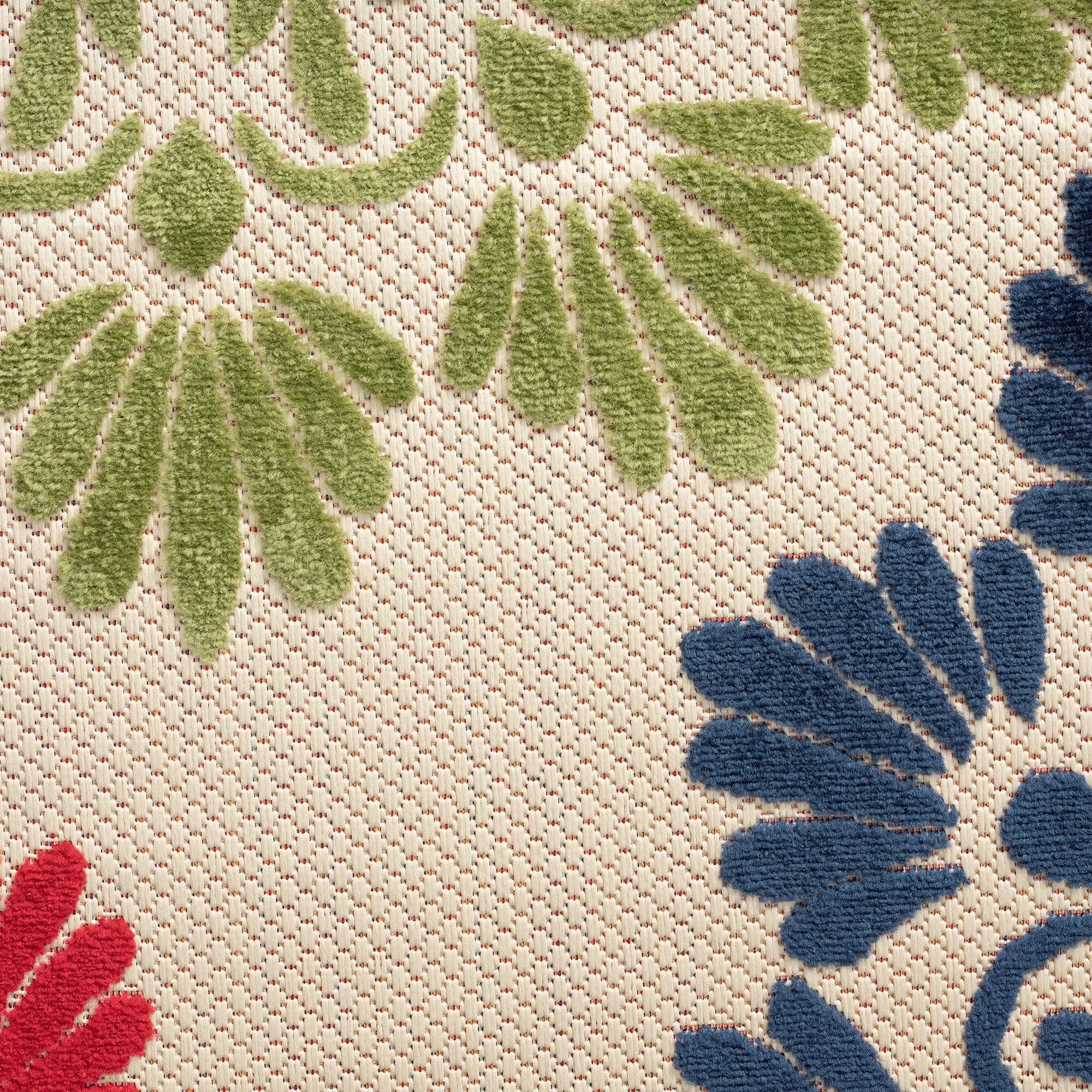 Origin Coastal Floral Indoor/Outdoor Area Rug