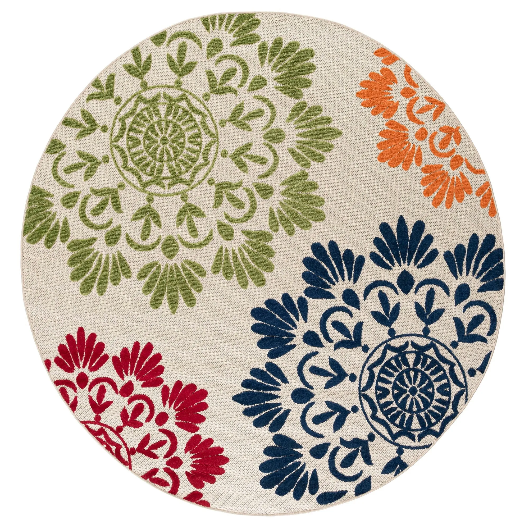 Origin Coastal Floral Indoor/Outdoor Area Rug
