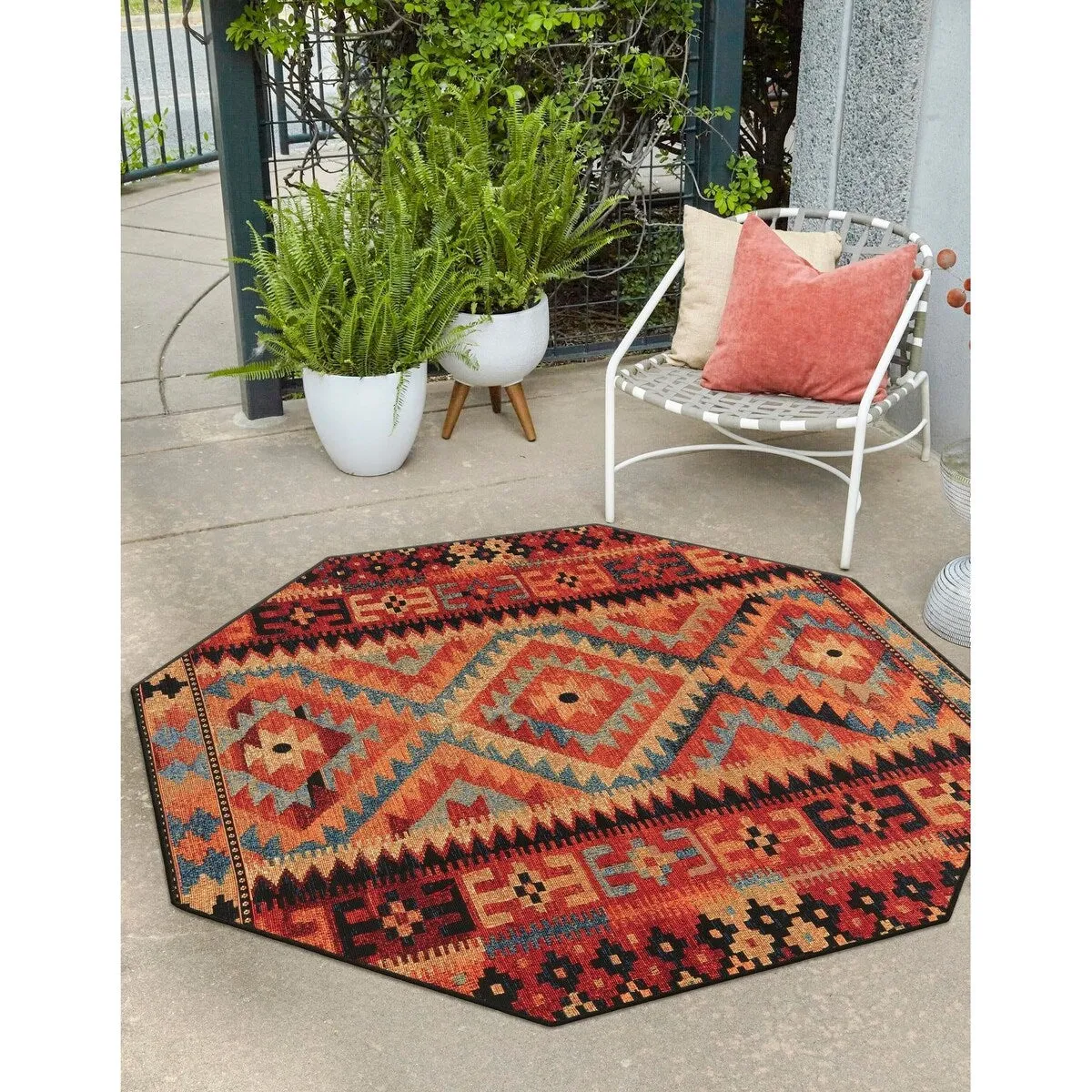 Outdoor Bounder Collection Area Rug